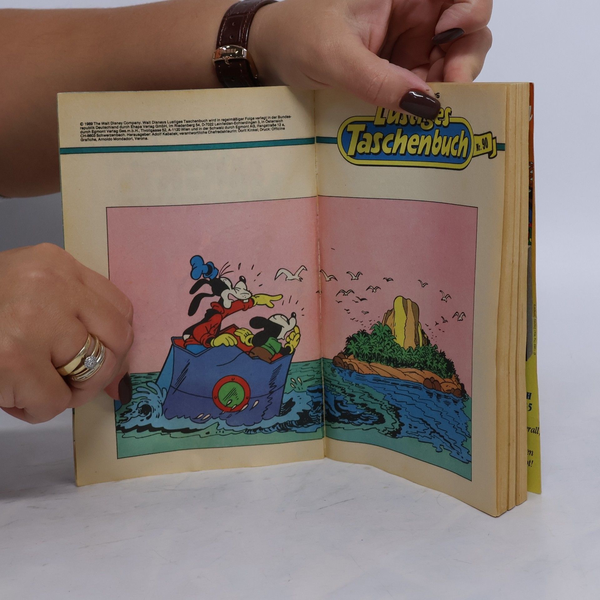 Kolektív autorov Lustiges Taschenbuch 90. Mickys Mondfahrt