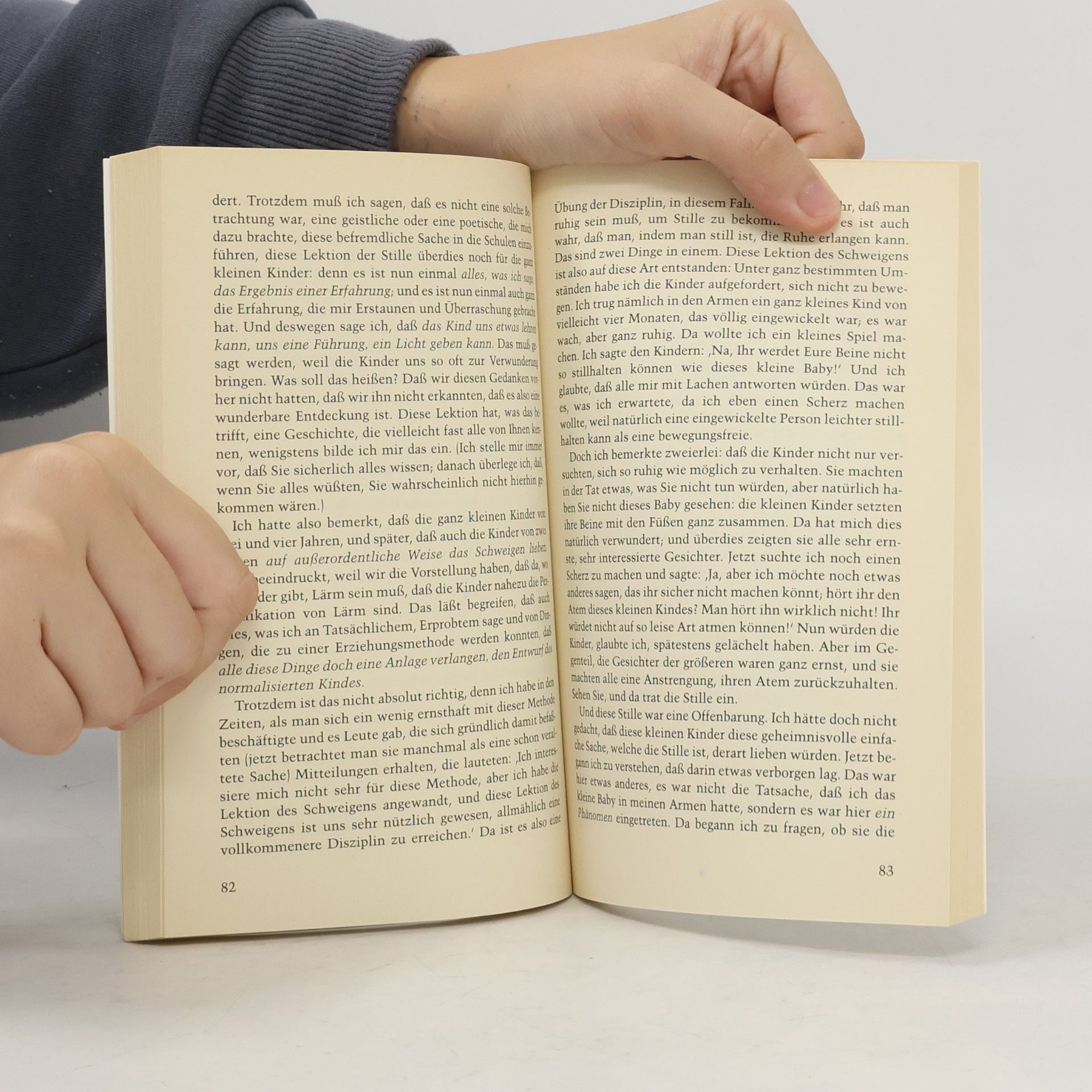 Maria Montessori Wie Kinder zu Konzentration und Stille finden