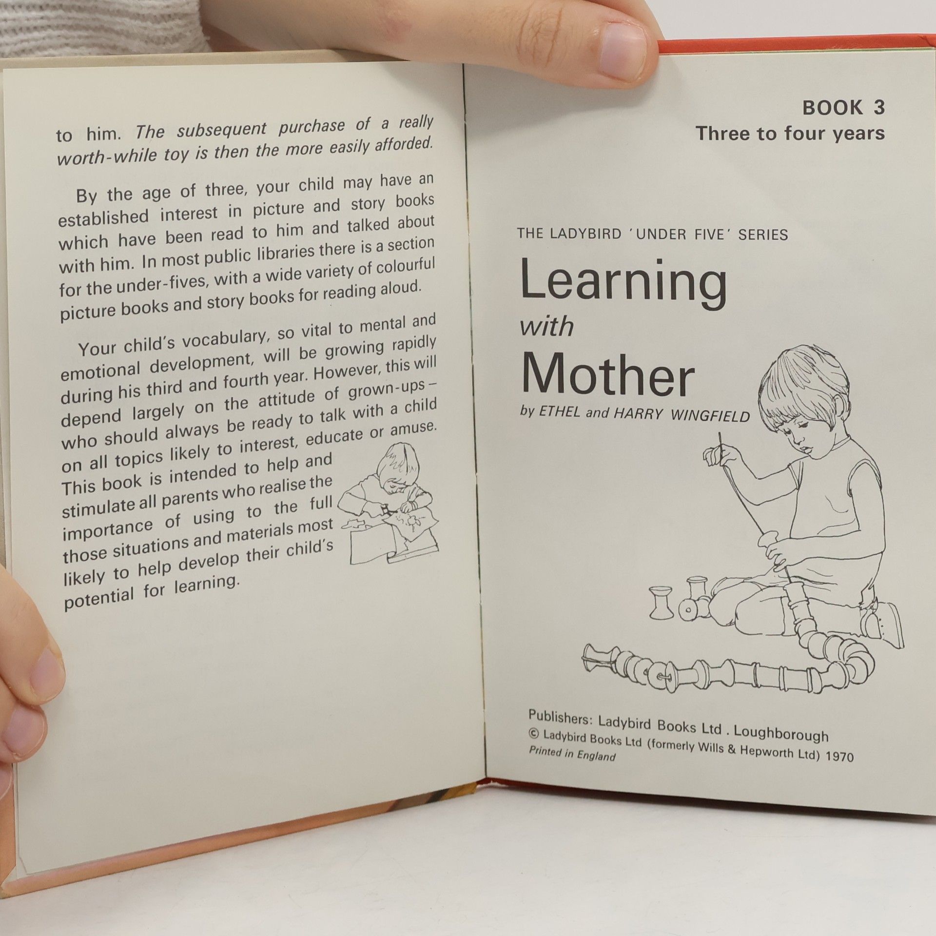 Ethel Wingfield Learning with Mother