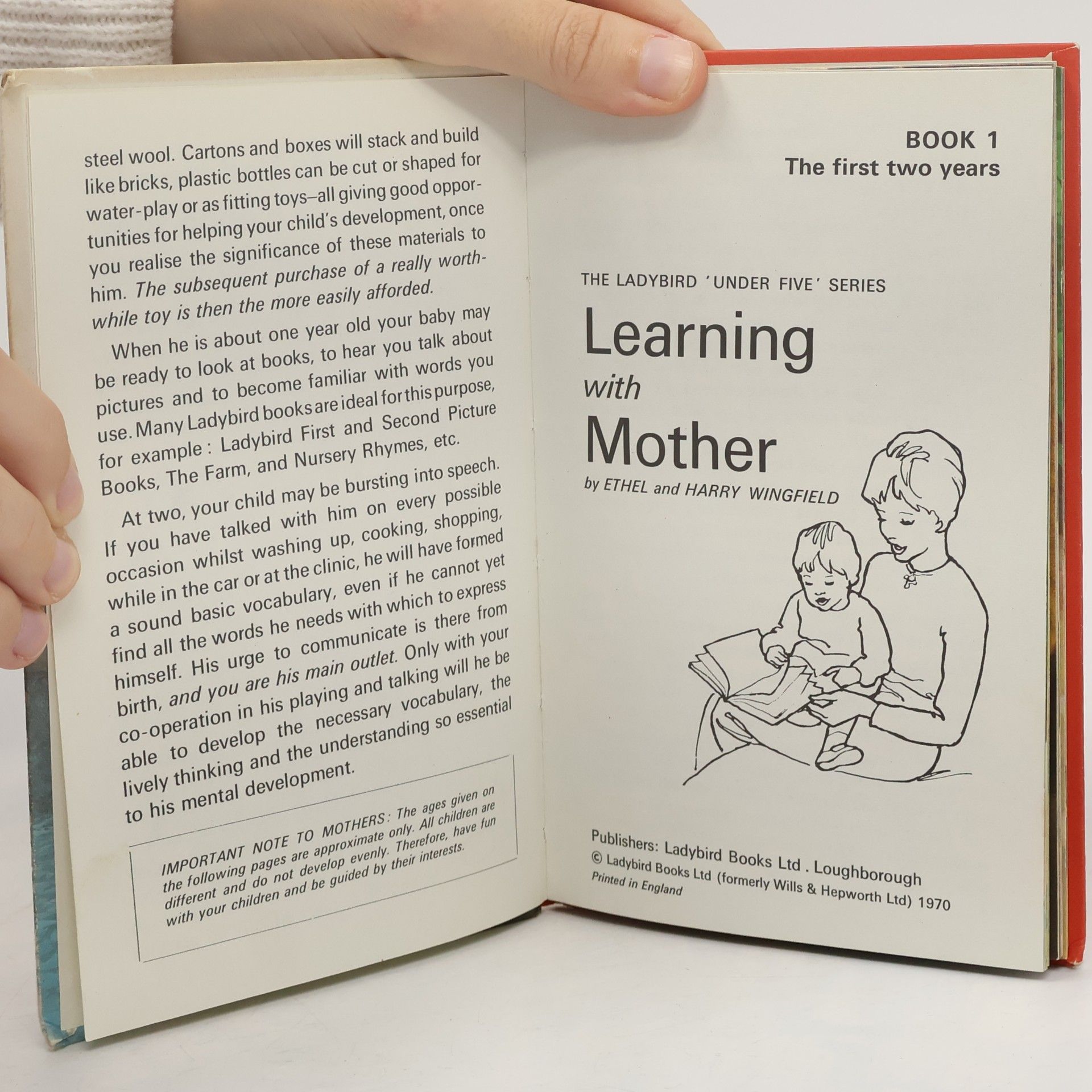 Ethel Wingfield Learning with Mother