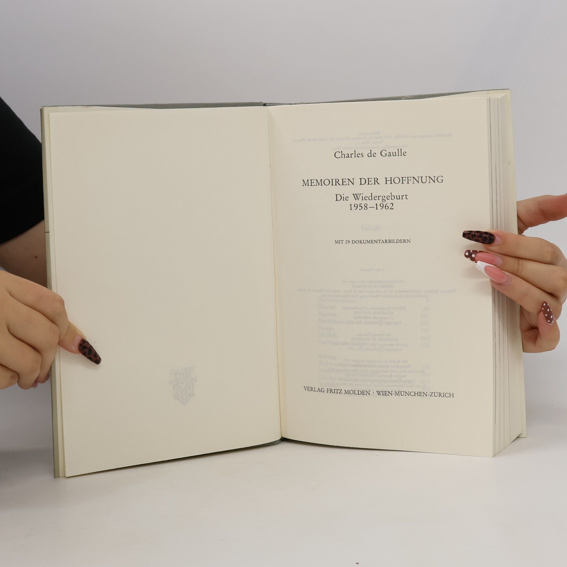 Charles de Gaulle Memoiren der Hoffnung. Die Wiedergeburt 1958-1962