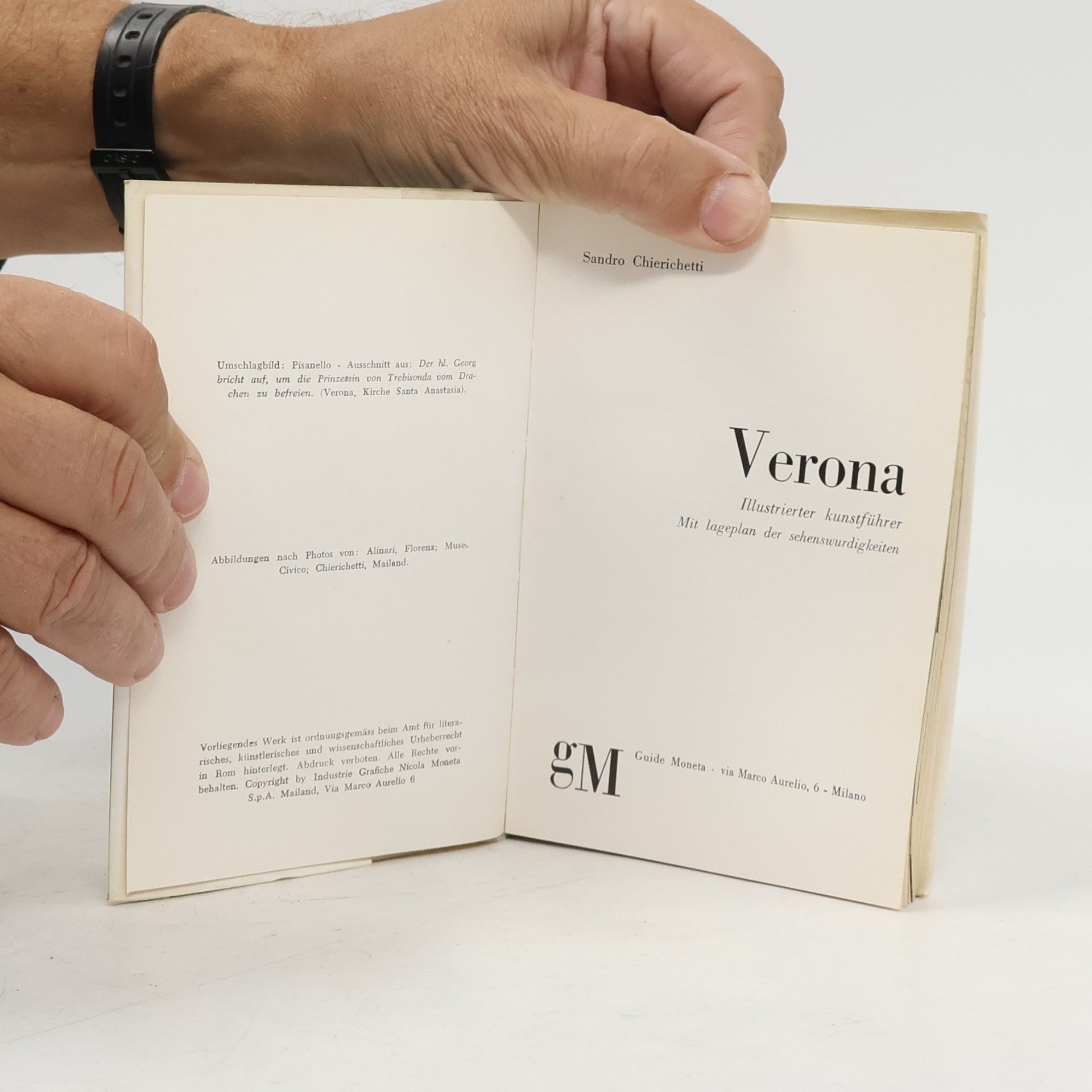 Collectif d'auteurs Verona Illustrierter Kunstführer mit Lageplan der Sehenswü