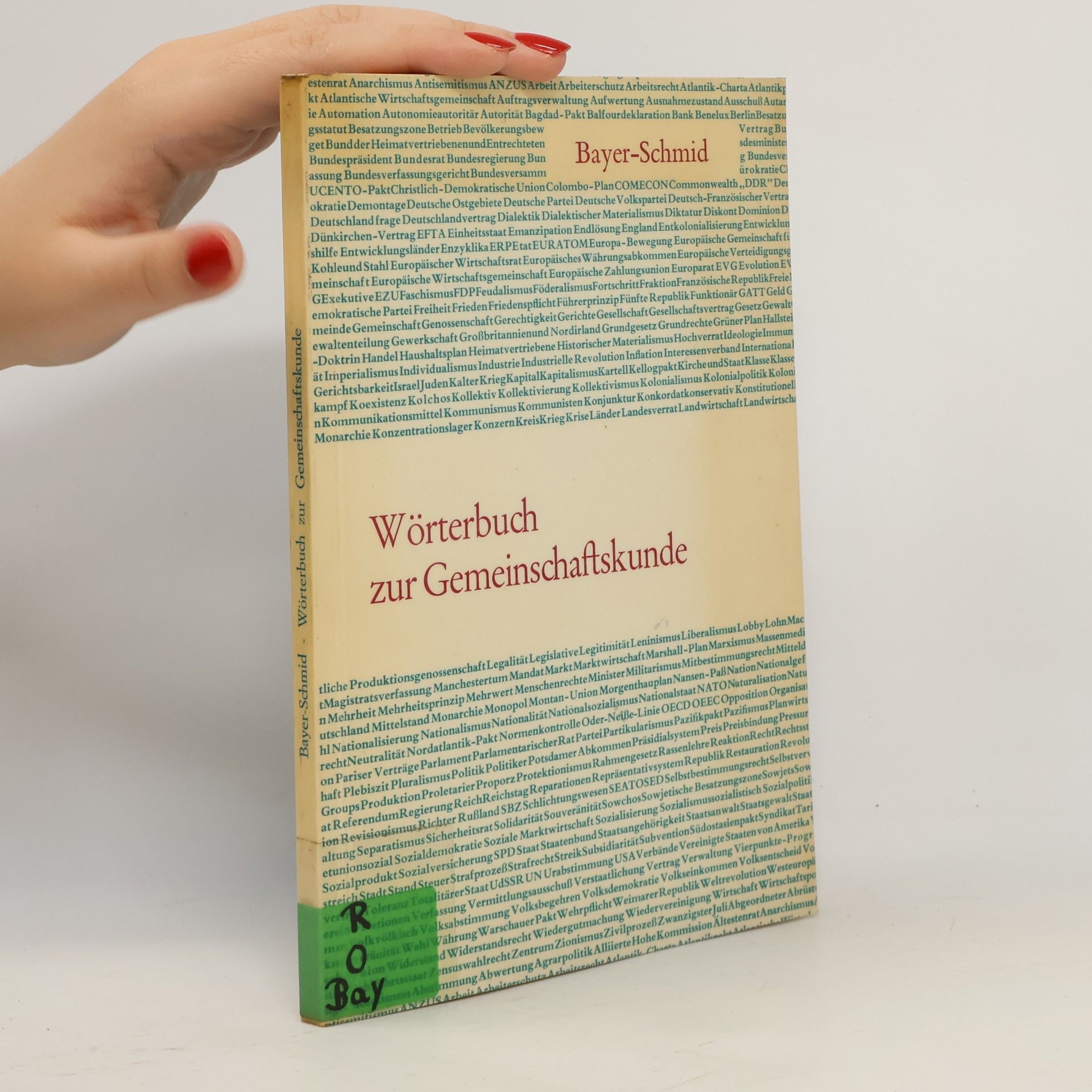 Wörterbuch zur Gemeinschaftskunde