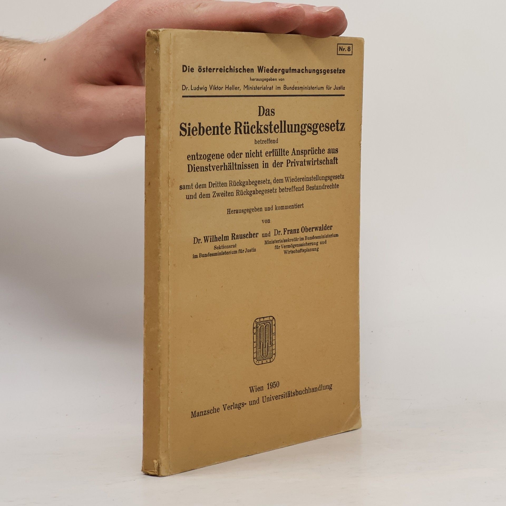 Das Siebente Rückstellungsgesetz