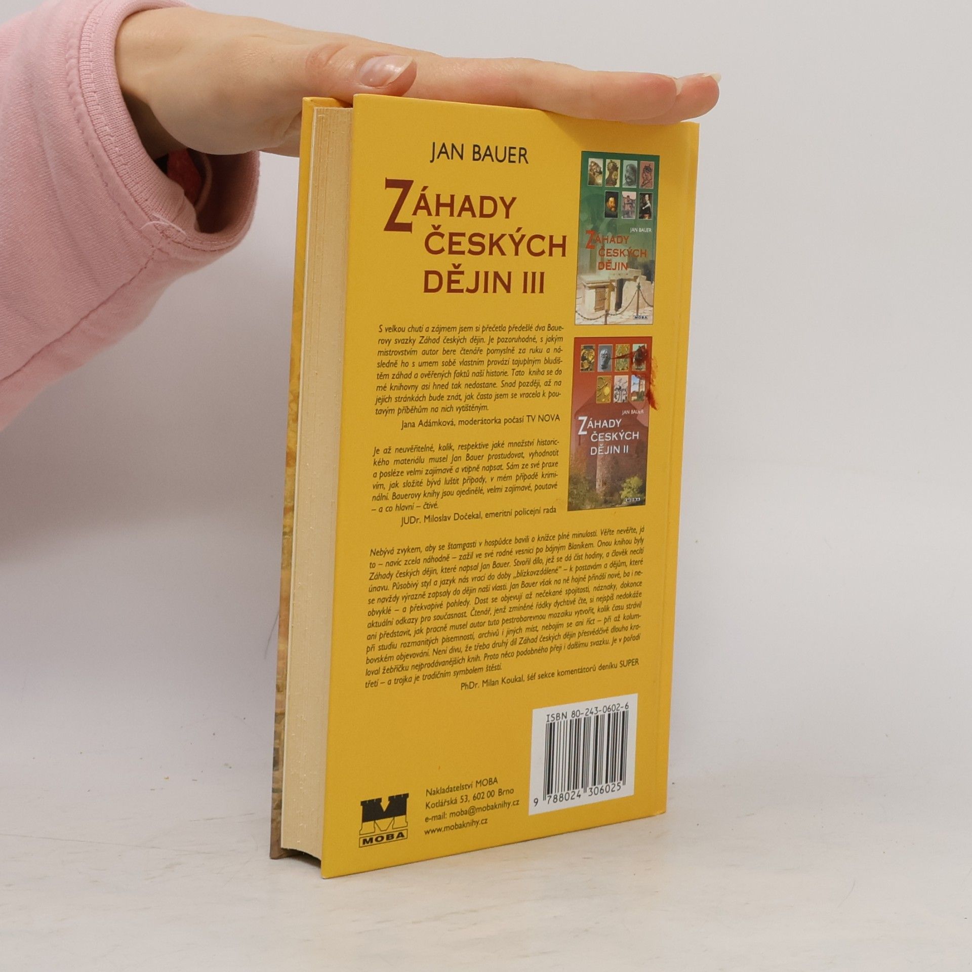 Jan Bauer Záhady českých dějin III