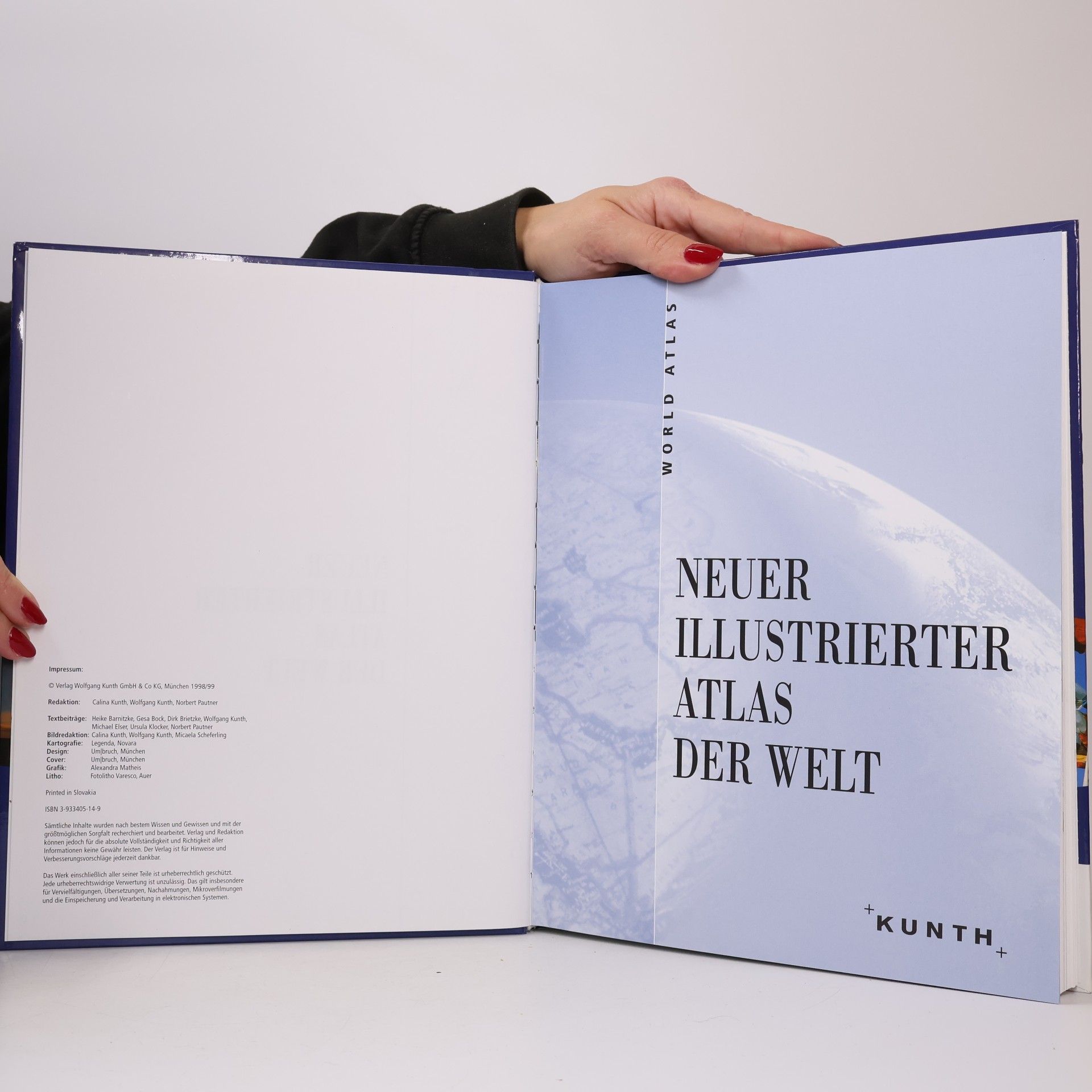 Various authors Neuer illustrierter Atlas der Welt