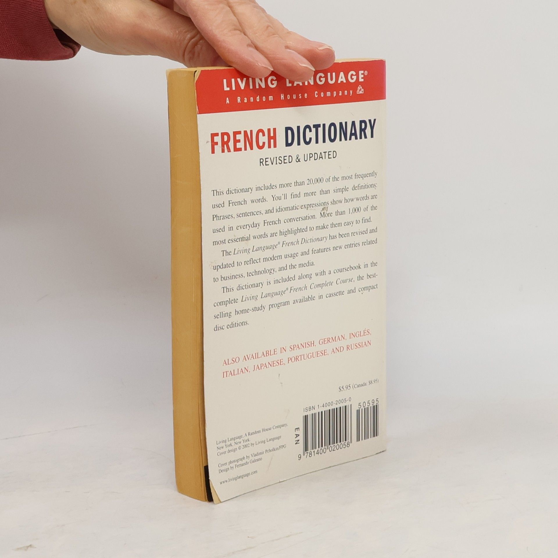 Liliane Lazar Living language French dictionary
