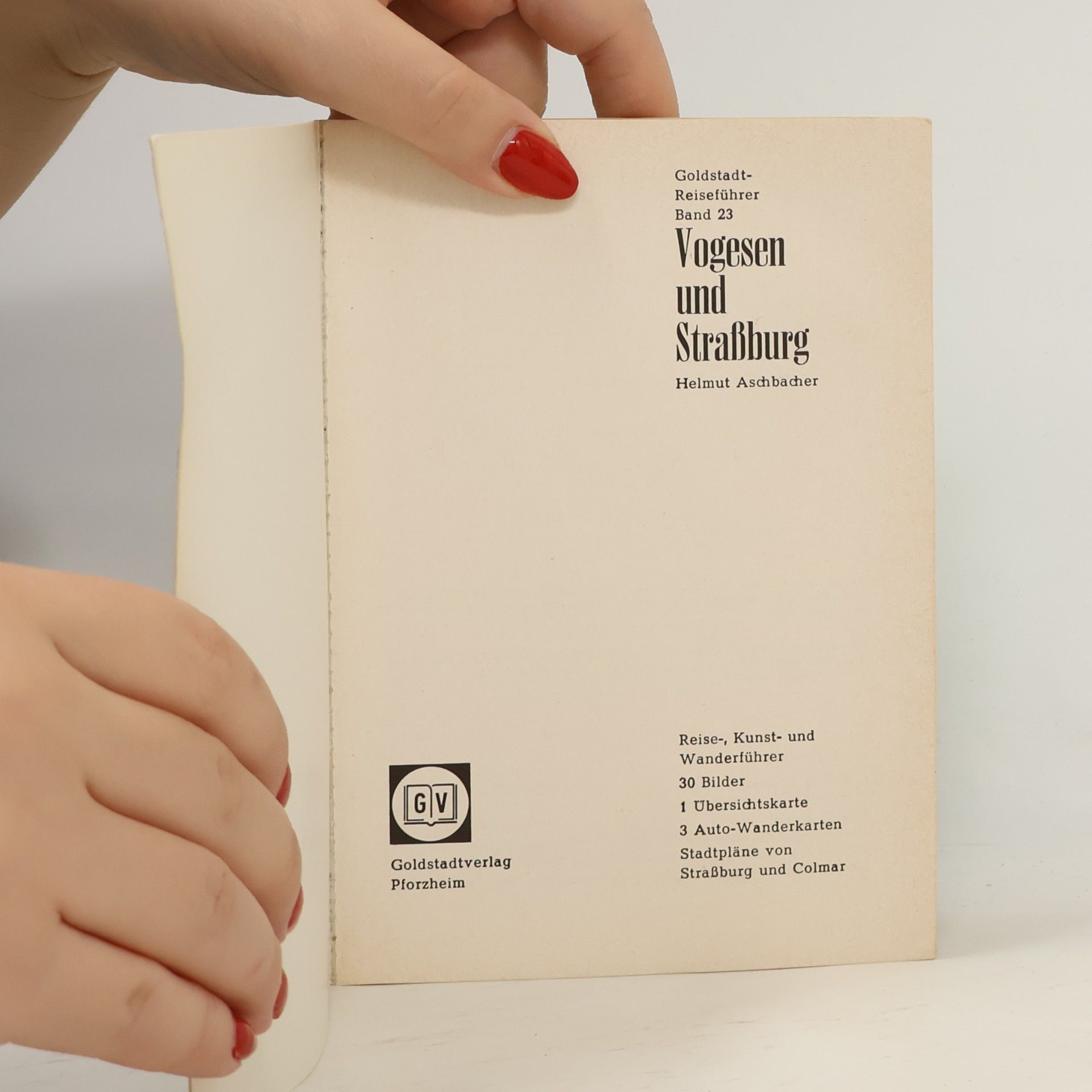 Helmut Aschbacher Goldstadt Reiseführer 23. Vogesen und Straßburg