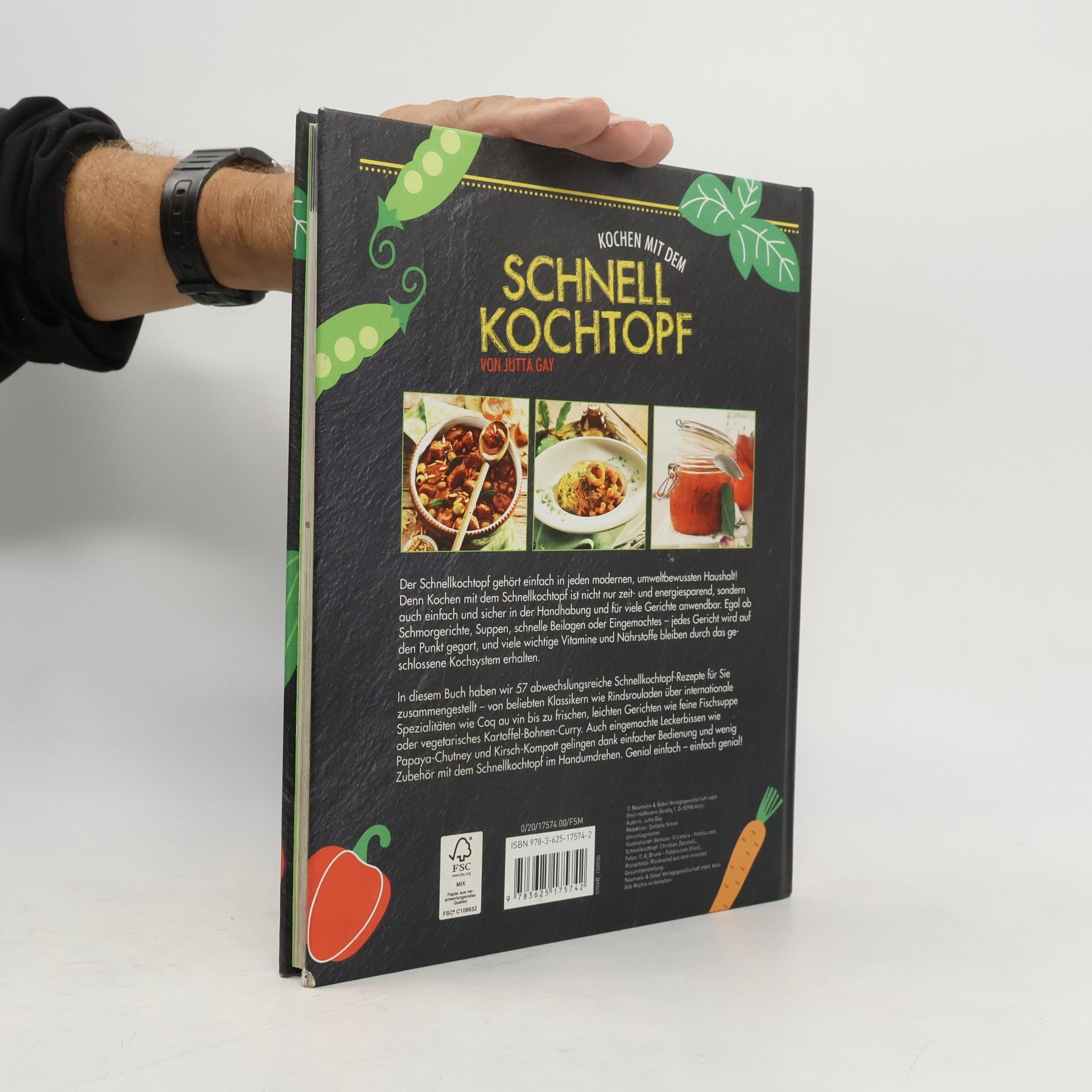 Jutta Gay Kochen mit dem Schnellkochtopf