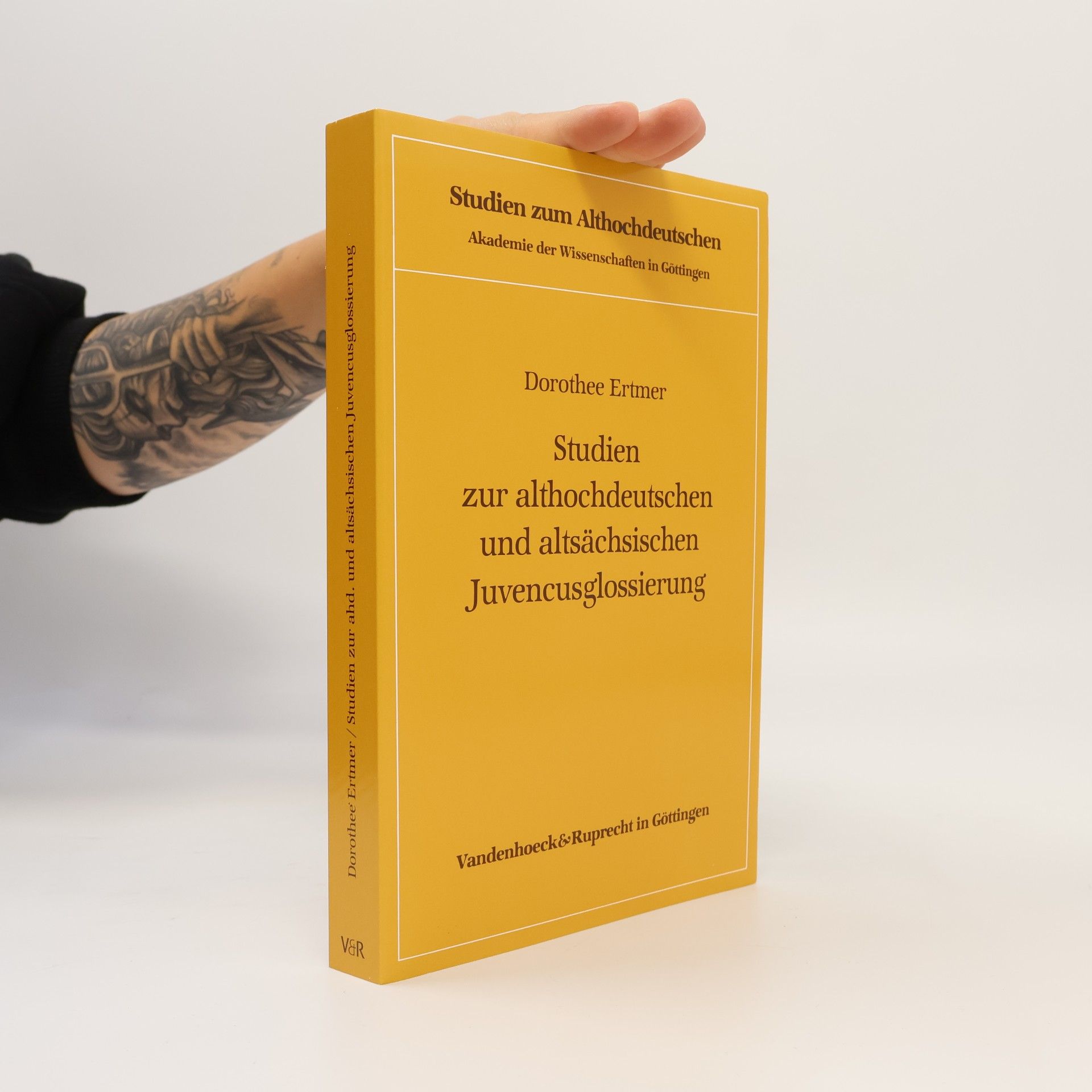 Dorothee Ertmer Studien zur althochdeutschen und altsächsischen Juvencusglossierung