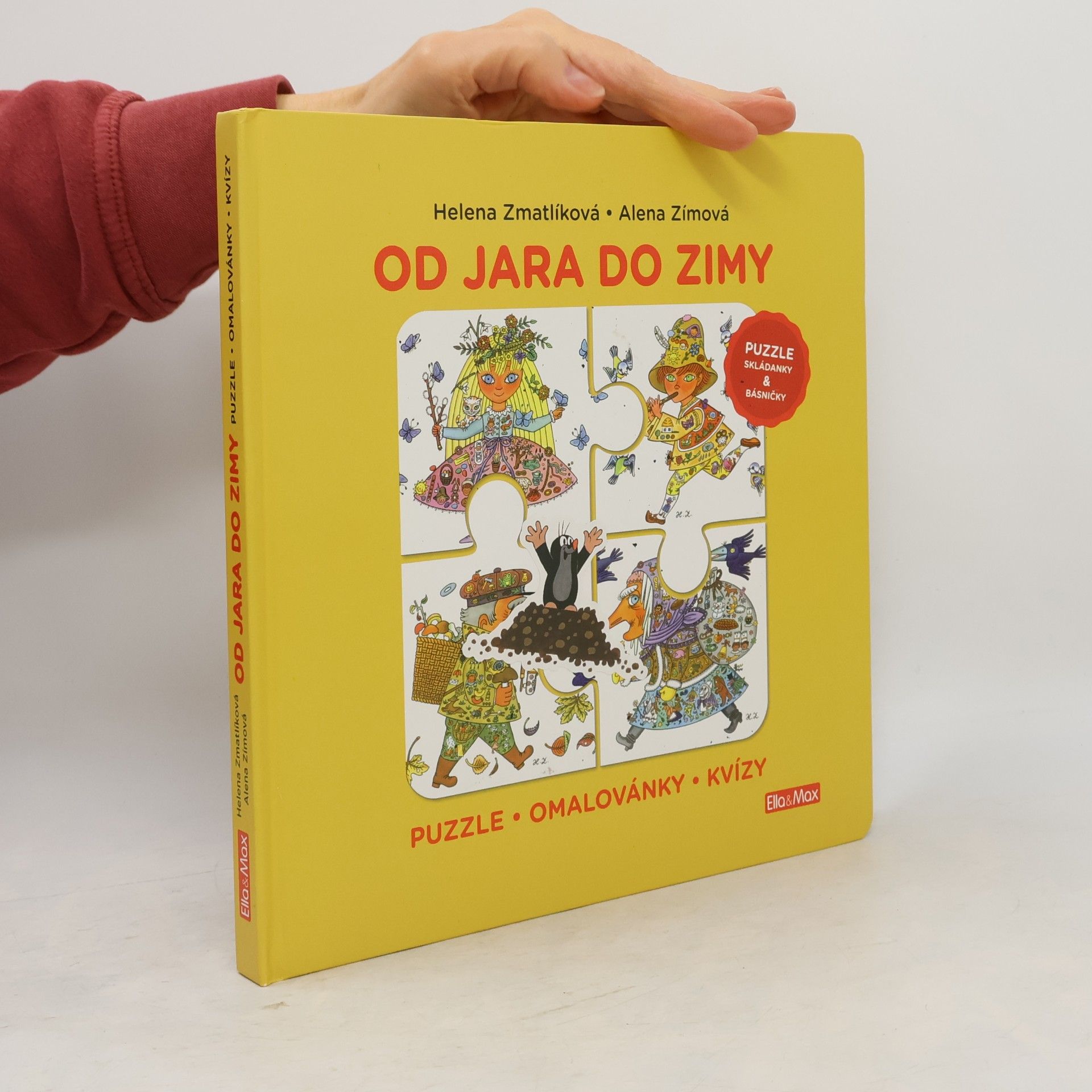 Od jara do zimy: puzzle, omalovánky, kvízy