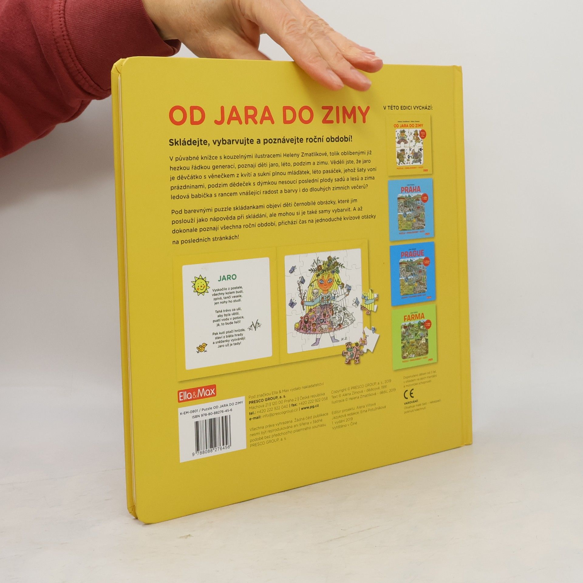 Helena Zmatlíková Od jara do zimy: puzzle, omalovánky, kvízy