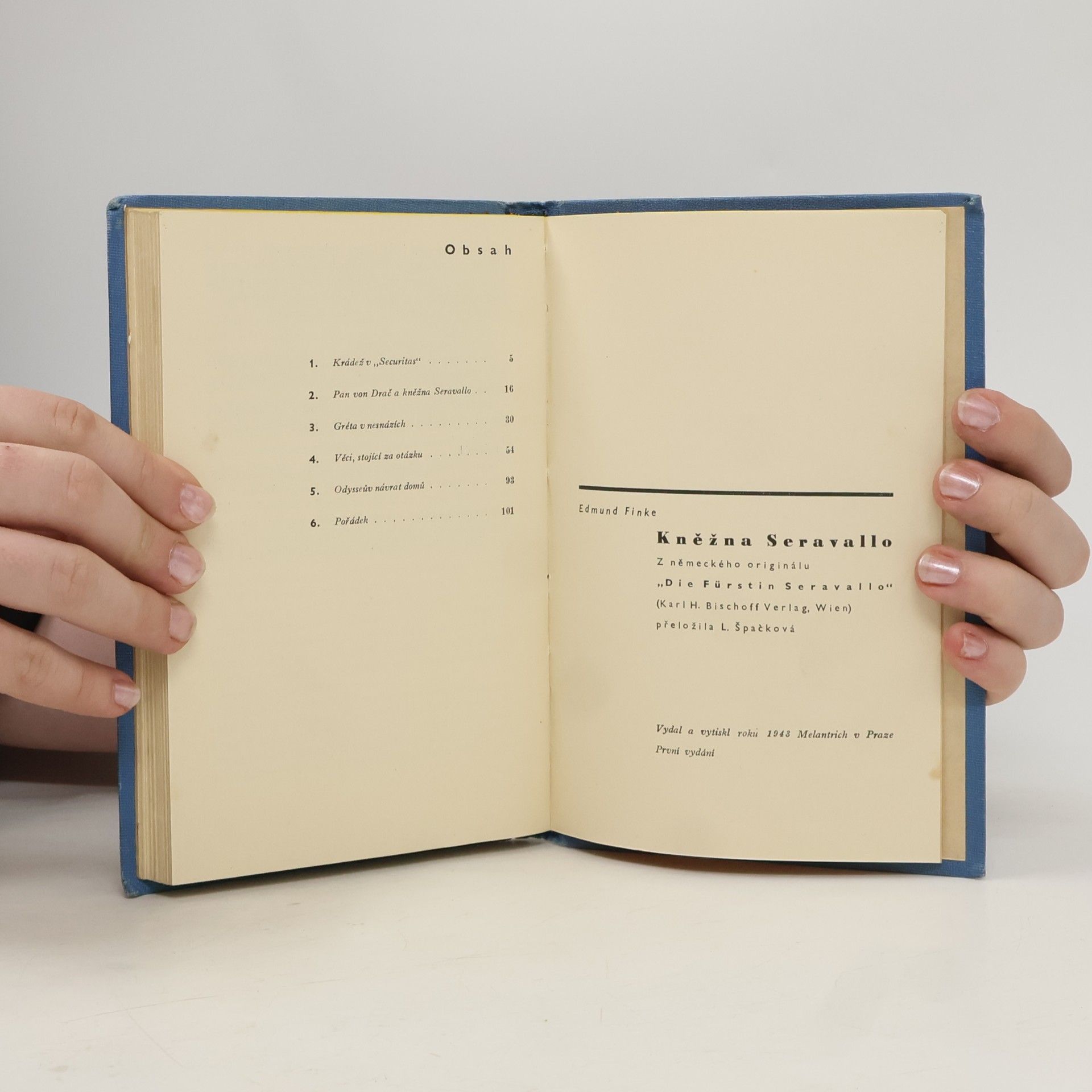 Edmund Finke Kněžna Seravallo