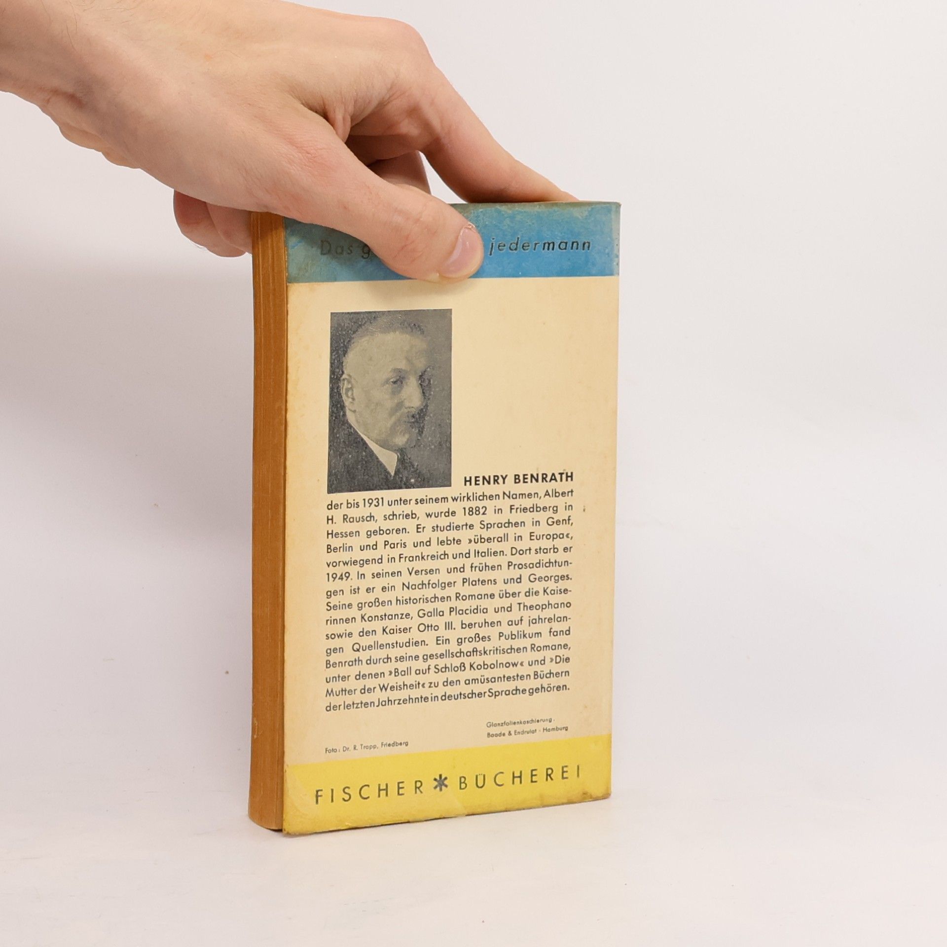 Henry Benrath Die Mutter der Weisheit