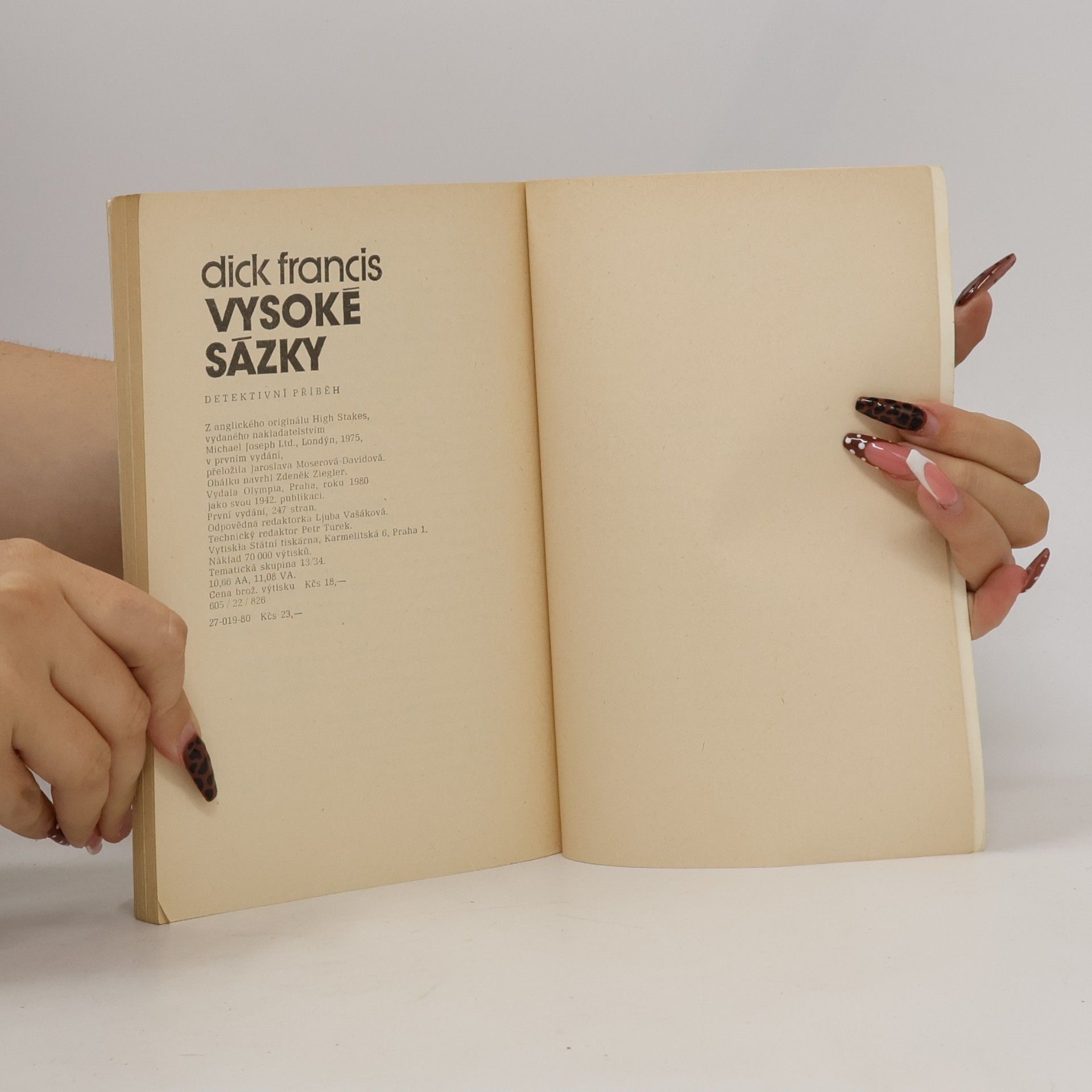Dick Francis Vysoké sázky