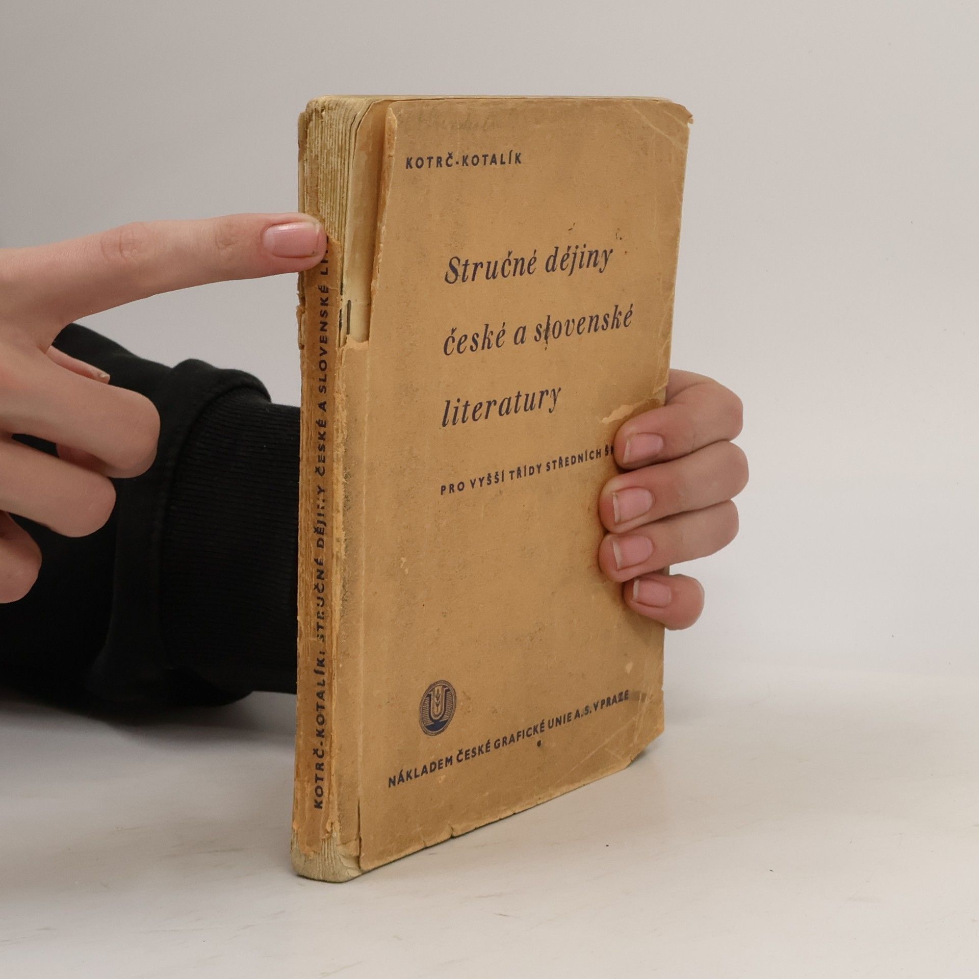 Josef Kotrč Stručné dějiny české a slovenské literatury