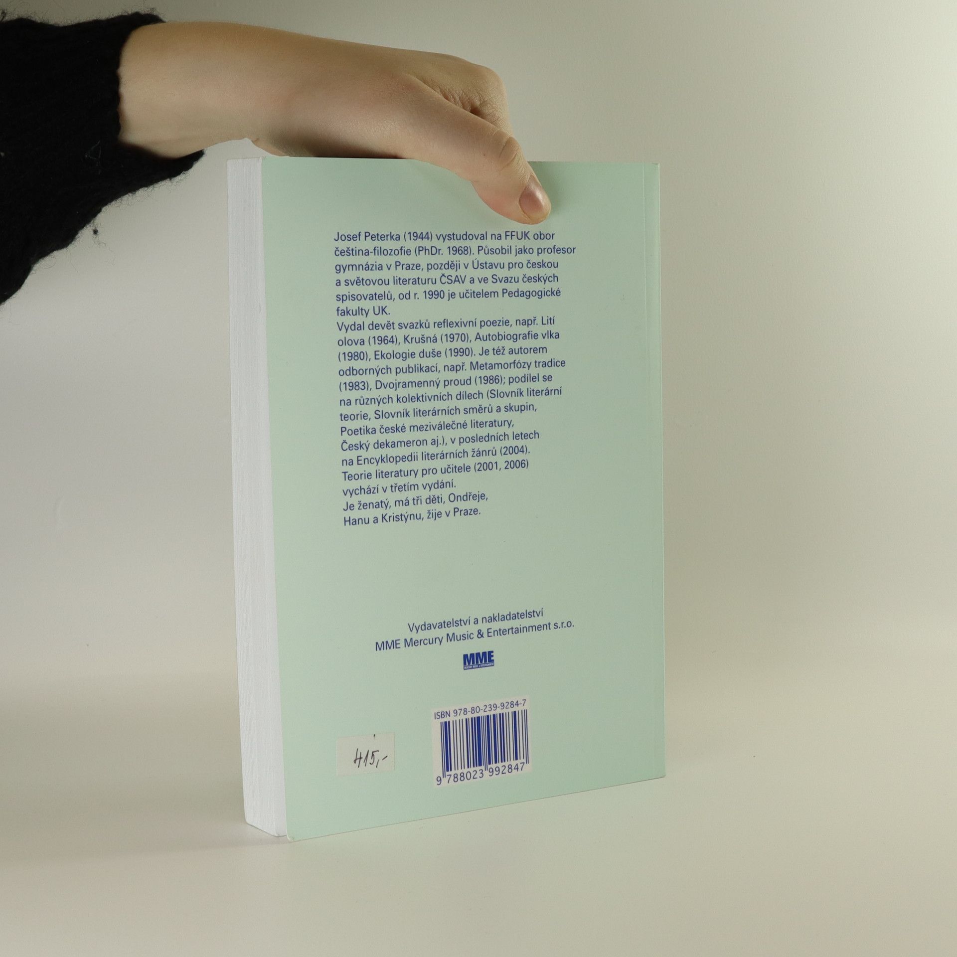 Josef Peterka Teorie literatury pro učitele