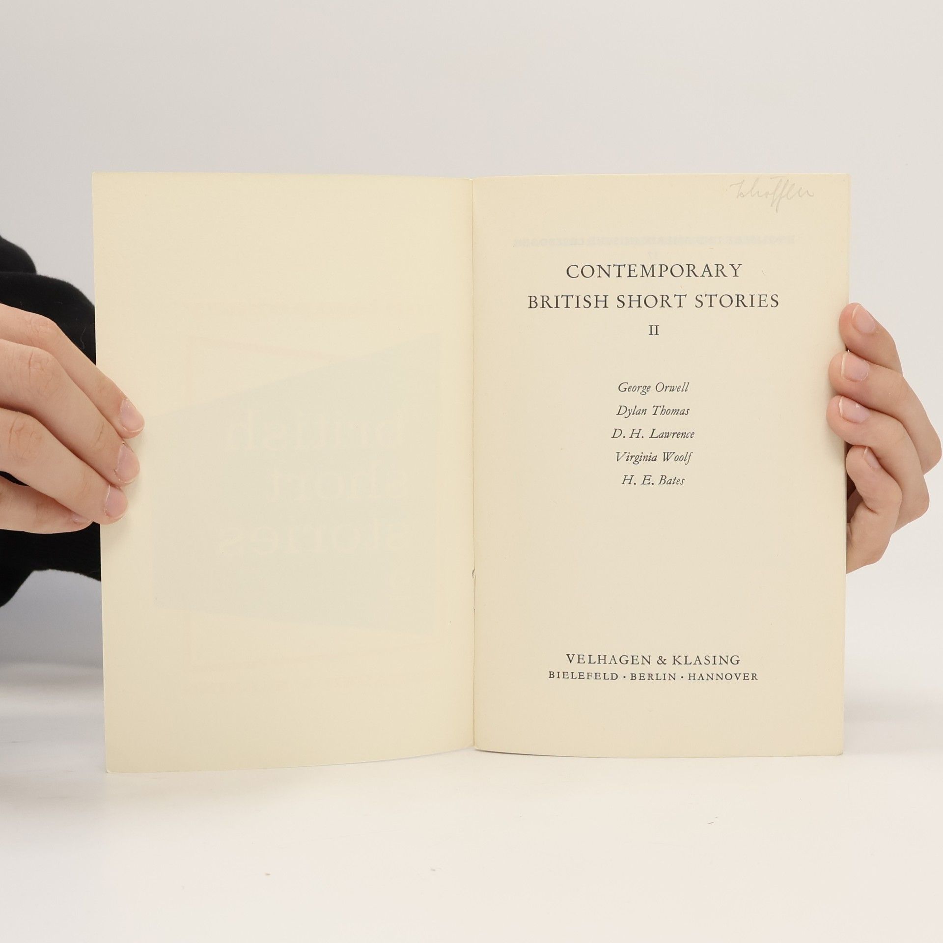 George Orwell Contemporary British Short Stories 2