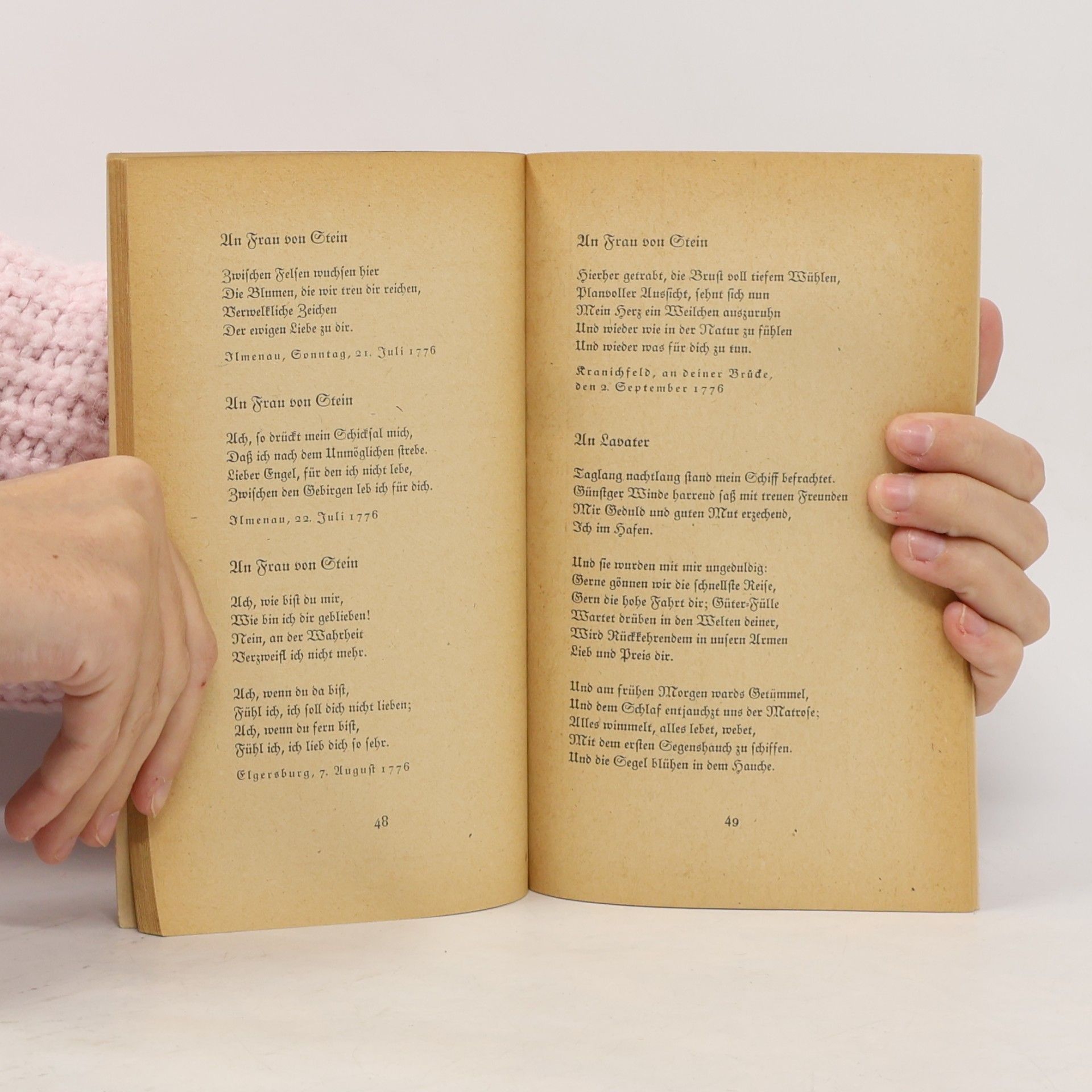 Johann Wolfgang von Goethe Brief- und Gelegenheitsgedichte des jungen Goethe
