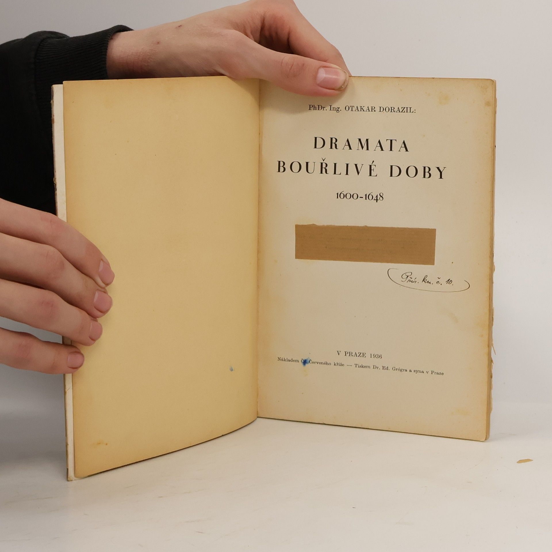 Otakar Dorazil Dramata bouřlivé doby 1600-1648