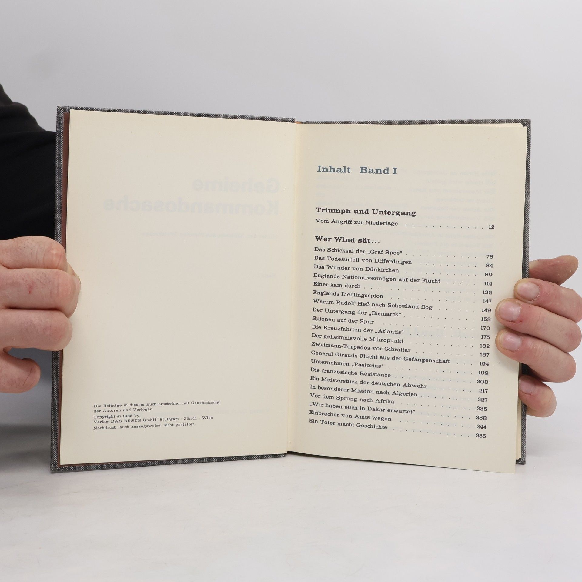 Autores varios Geheime Kommandosache I