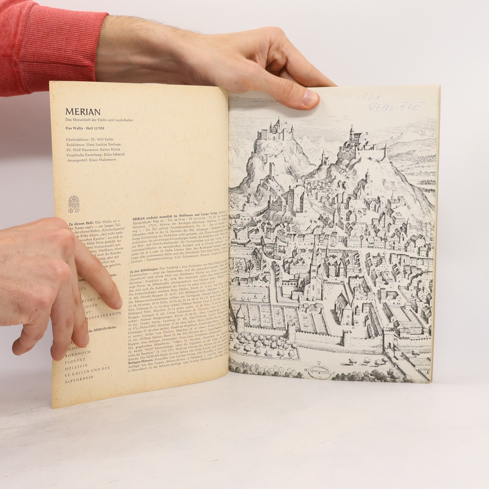 Various authors Merian. Das Wallis 12/XXI