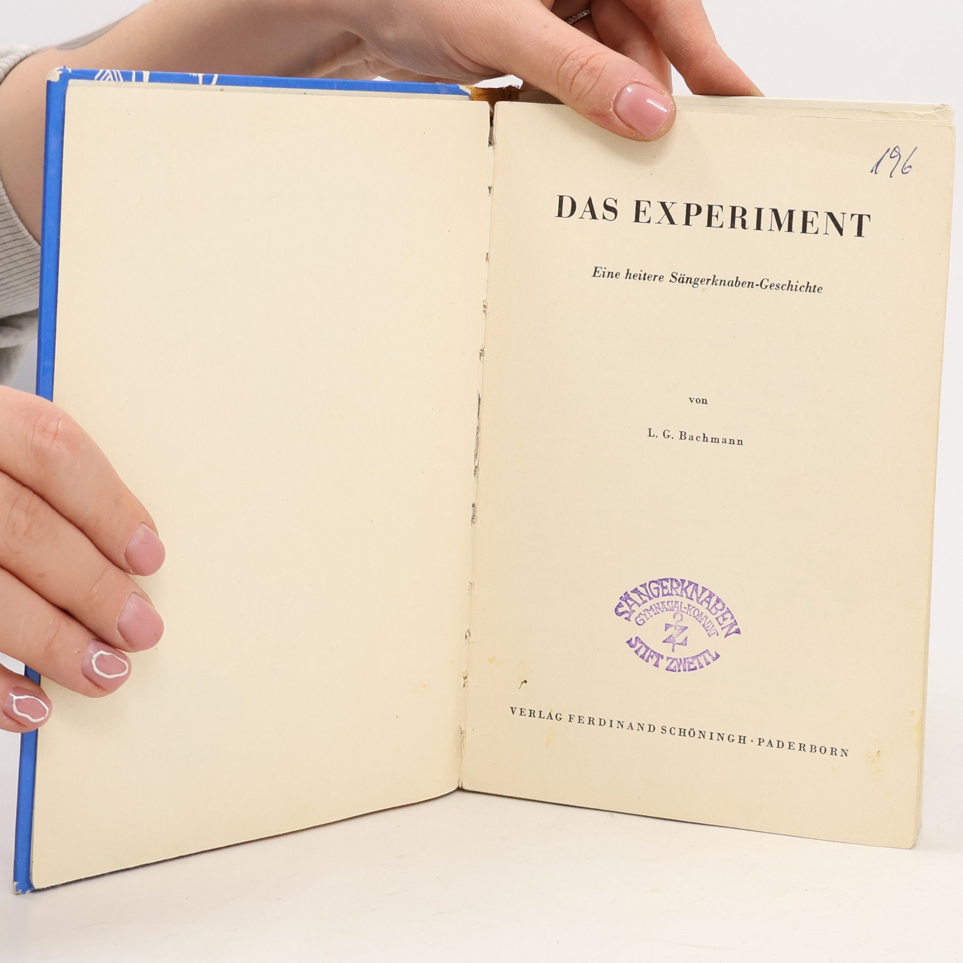 L. G. Bachmann Das Experiment
