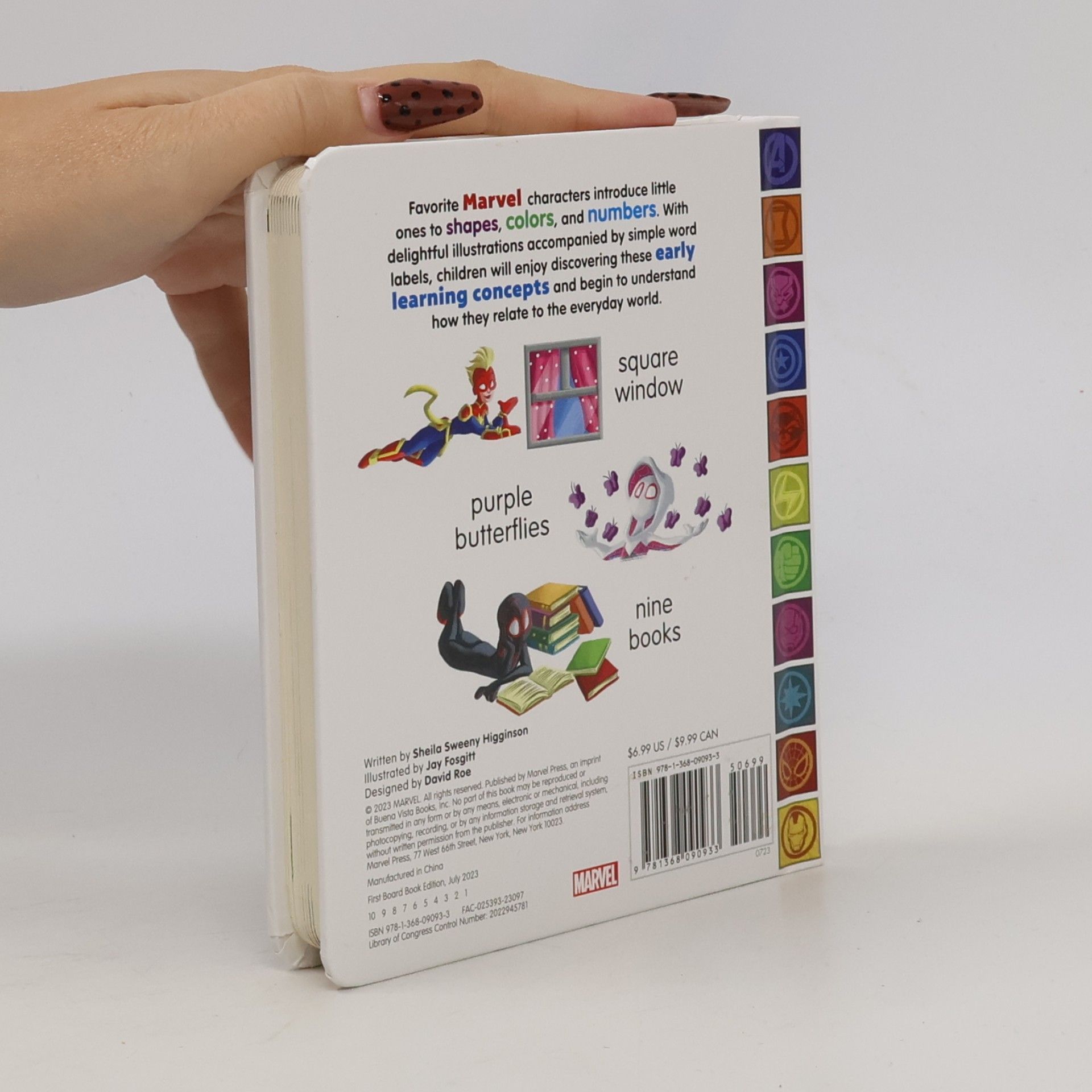 Sheila Sweeny Higginson Marvel Beginnings: First Shapes, Colors, Numbers