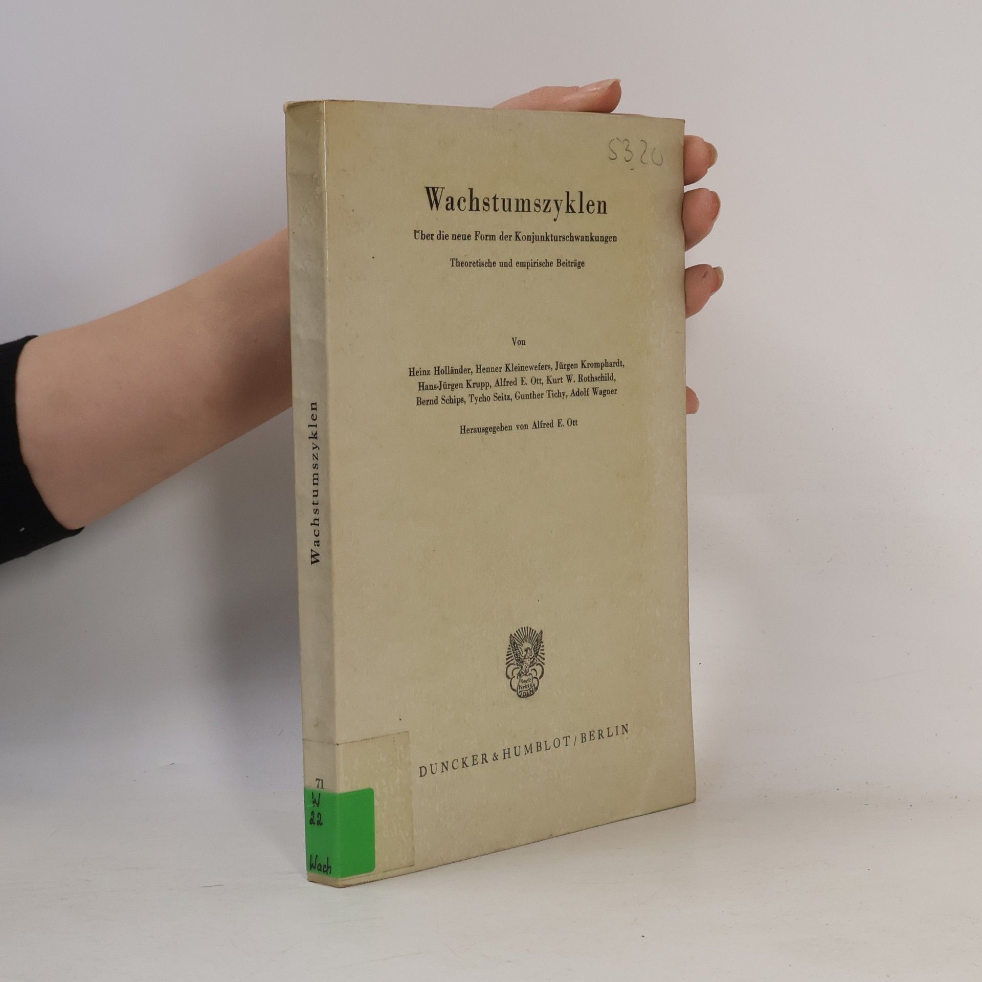 Schriften des Vereins für Socialpolitik - 71: Wachstumszyklen