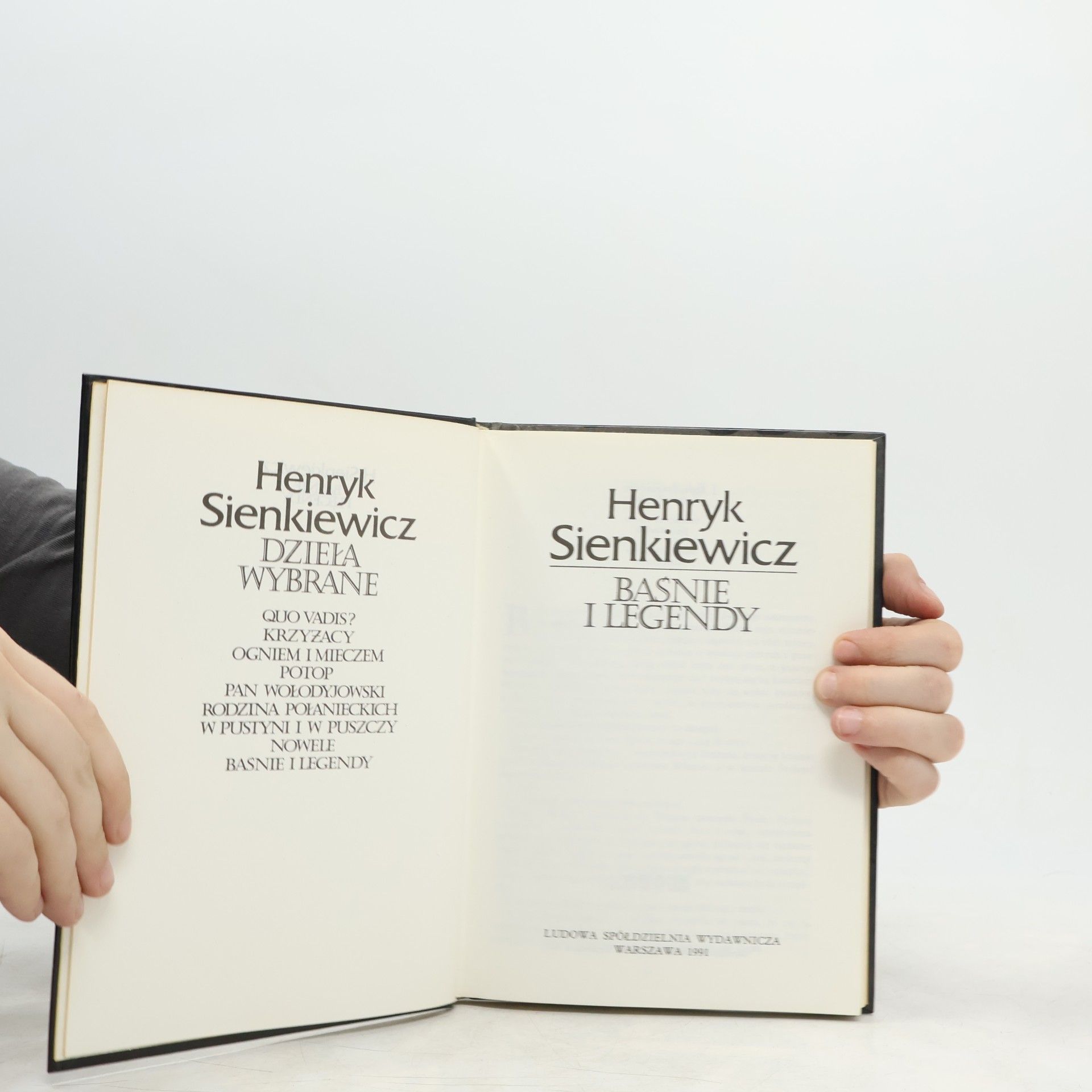 Henryk Sienkiewicz Baśnie i Legendy