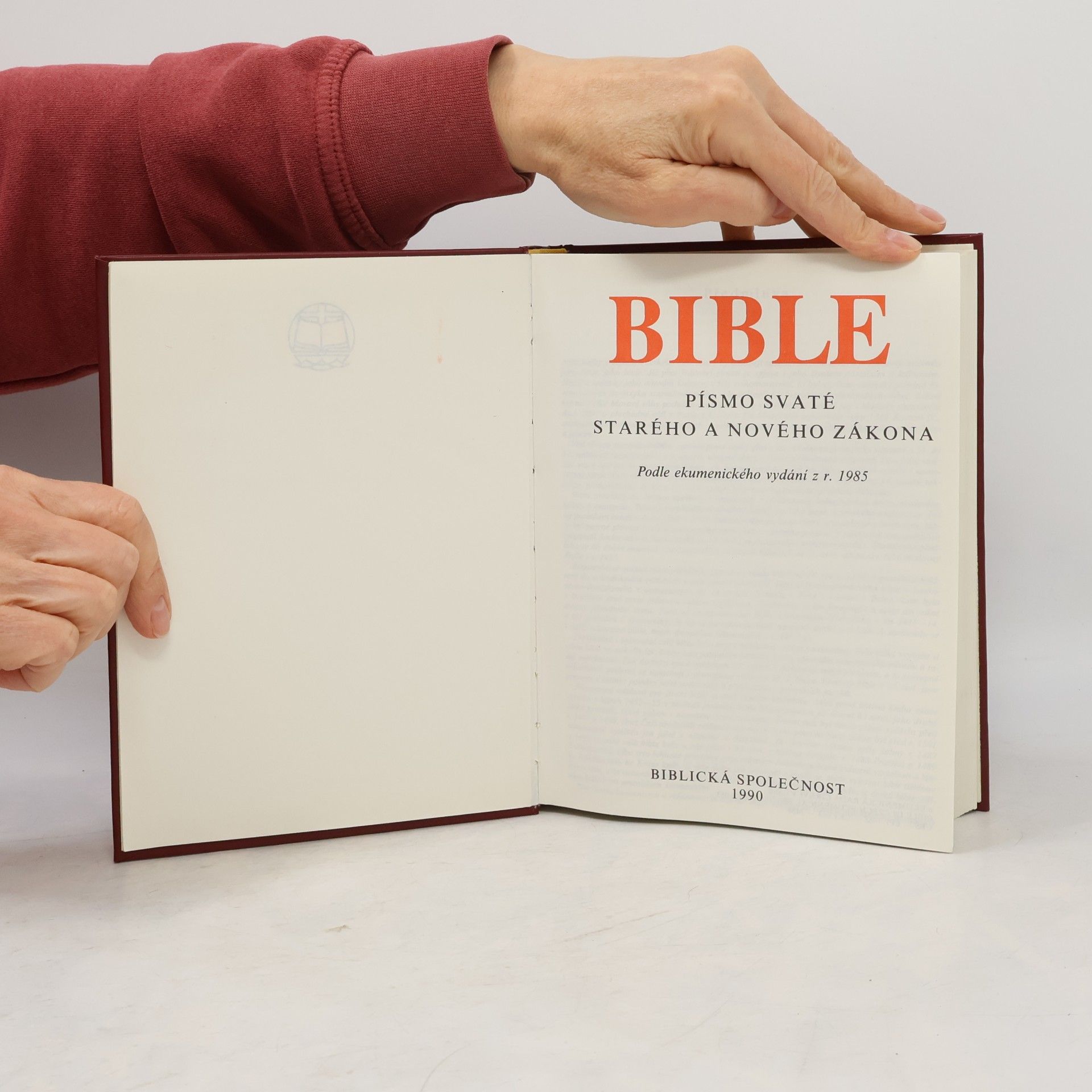 Kolektiv autorů Bible. Písmo svaté Starého a Nového zákona. Podle ekumenického vydání z r. 1985