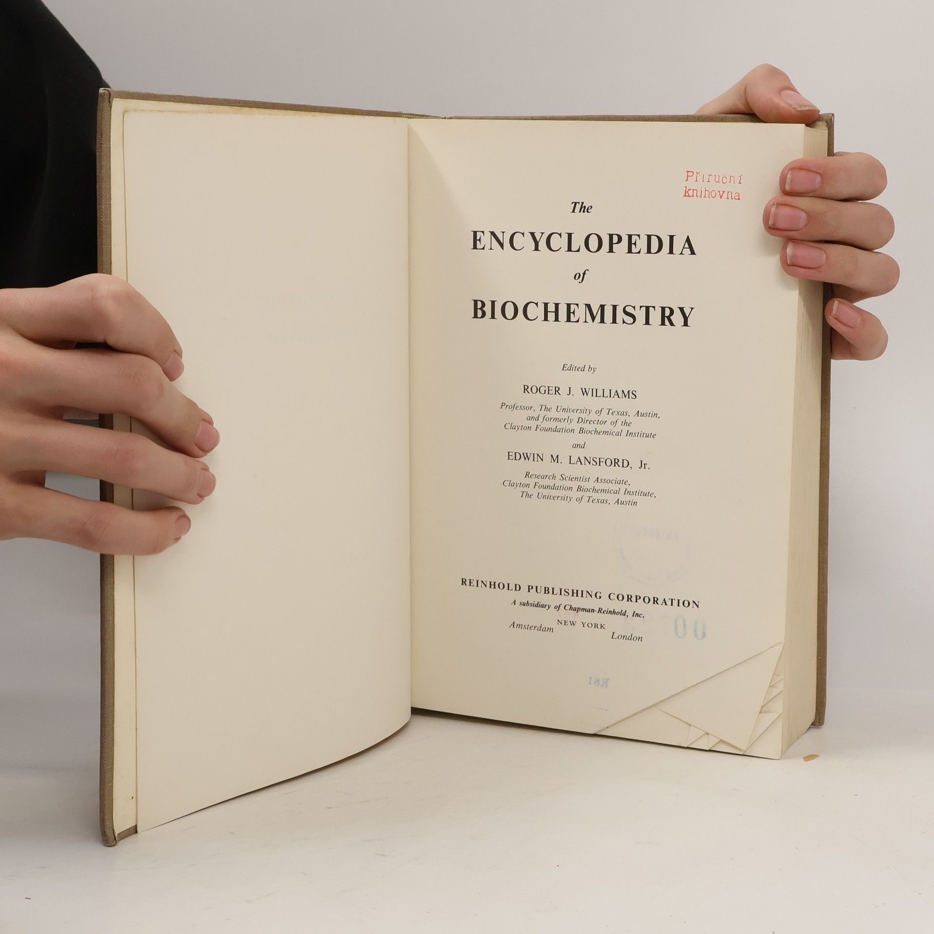 Williams The Encyclopedia of Biochemistry