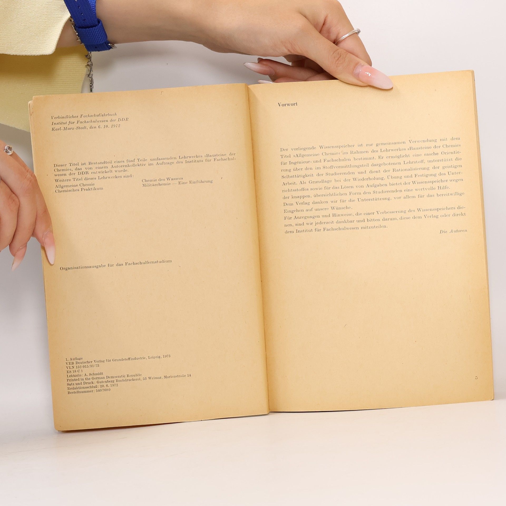 Autorenkollektiv Wissensspeicher Chemie