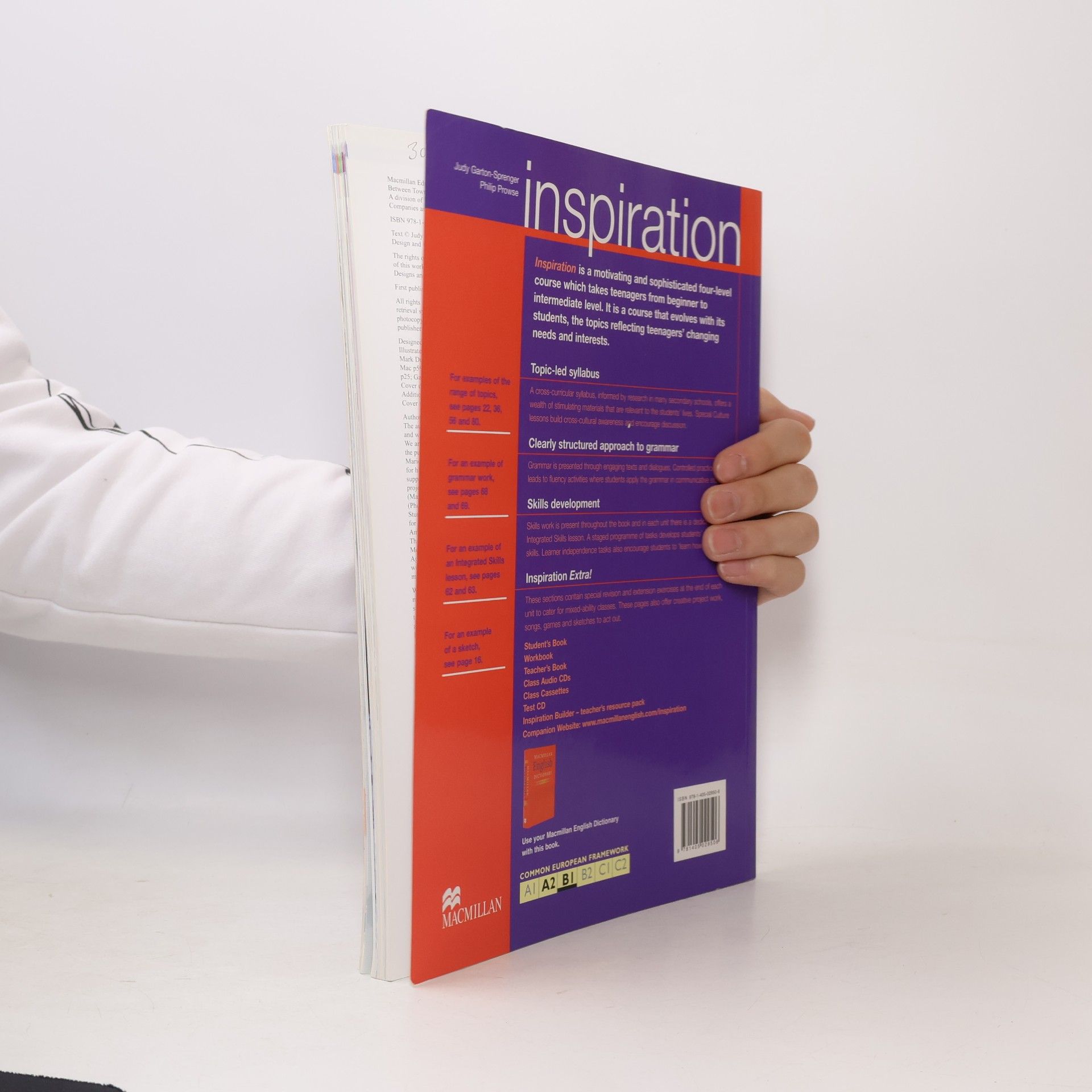 Judy Garton Sprenger Inspiration 4. Student's book