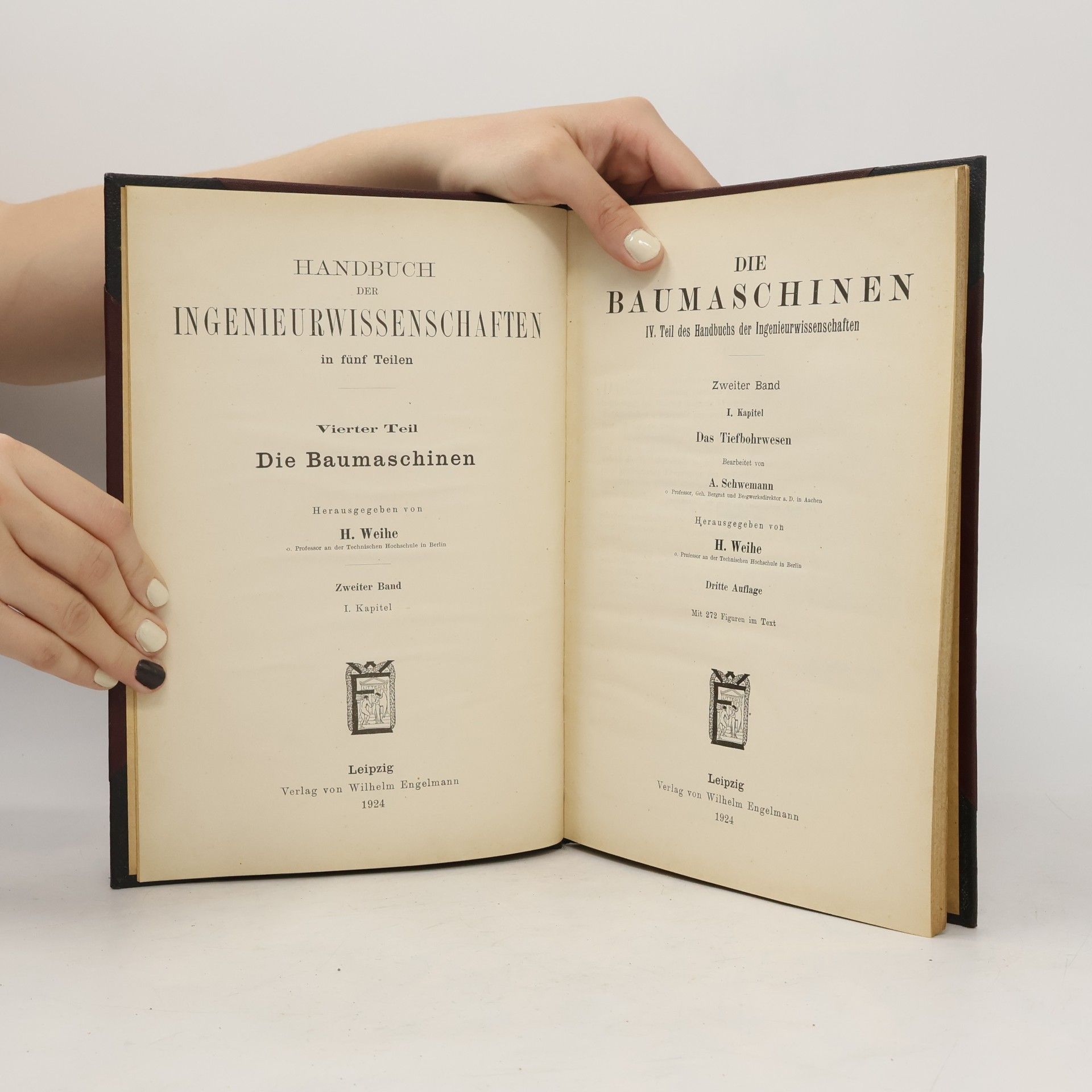 A. Schwemann Handbuch der Ingenieur-Wissenschaften