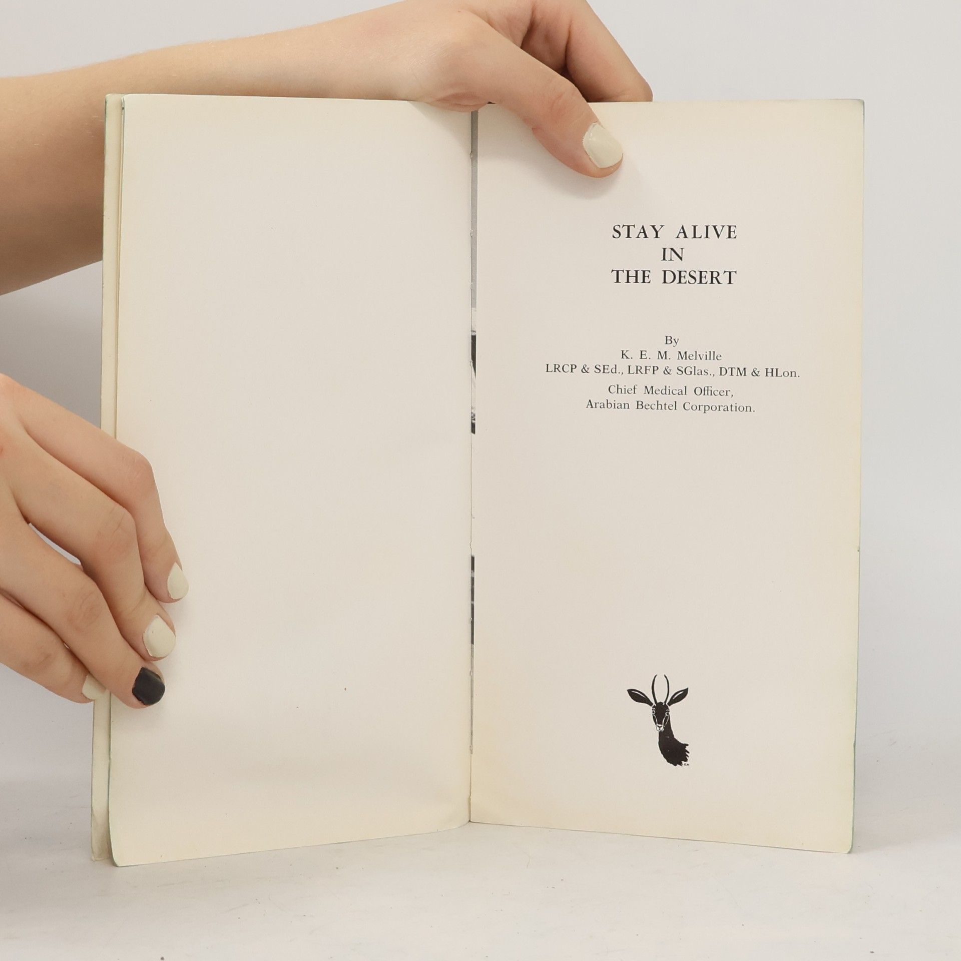 K.E.M. Melville Stay Alive in the Desert