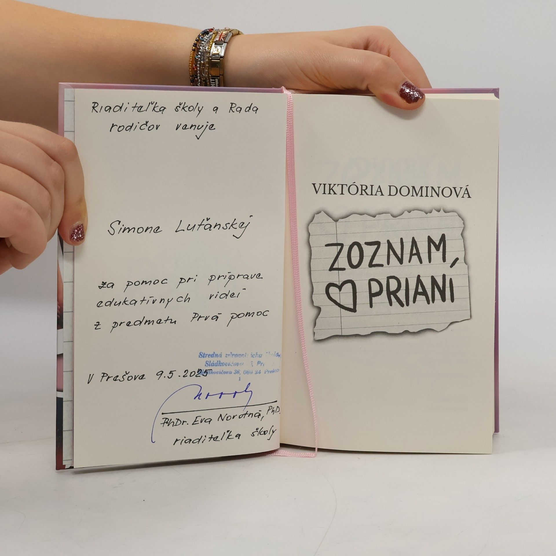 Viktória Dominová Zoznam prianí