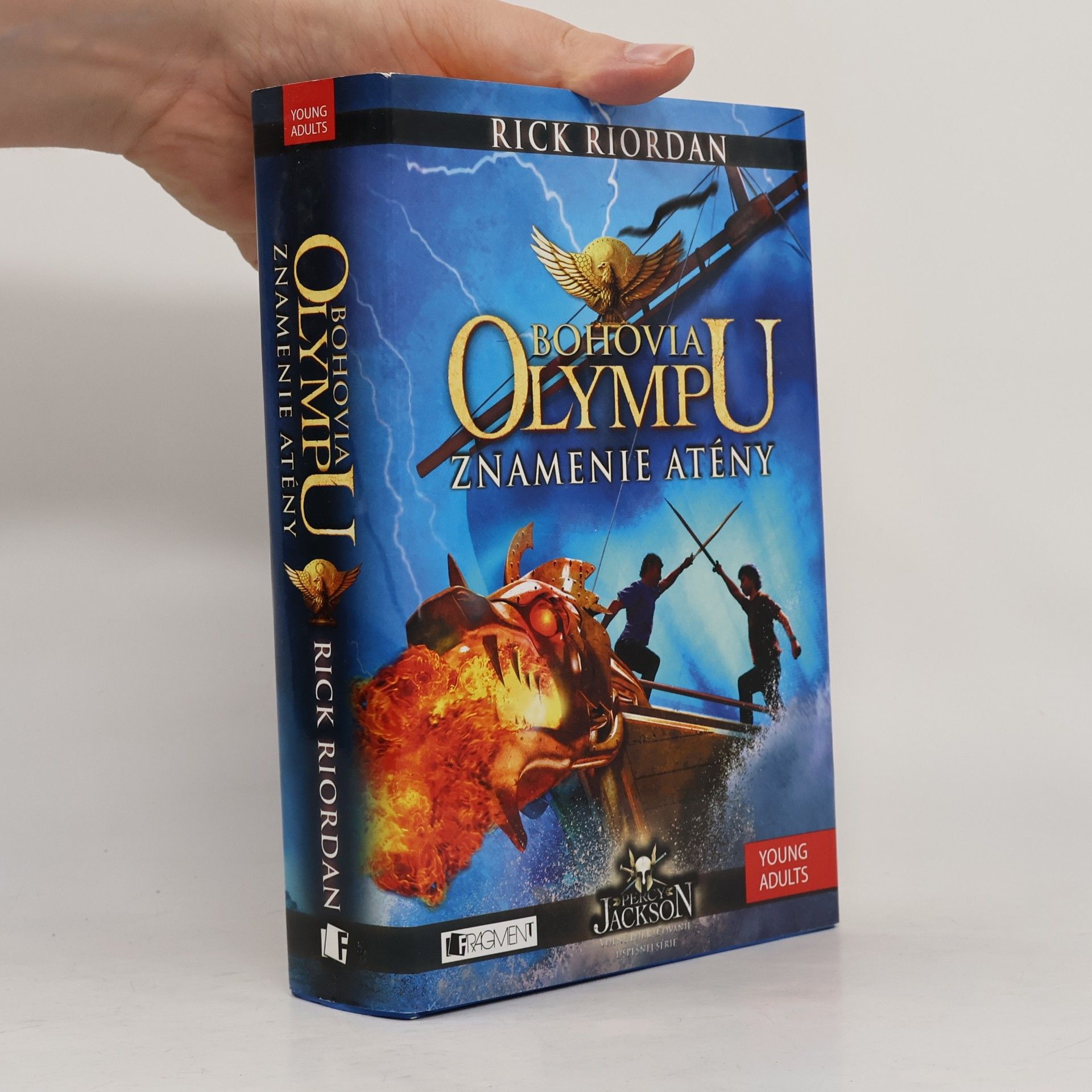 Rick Riordan Bohovia Olympu – Znamenie Atény