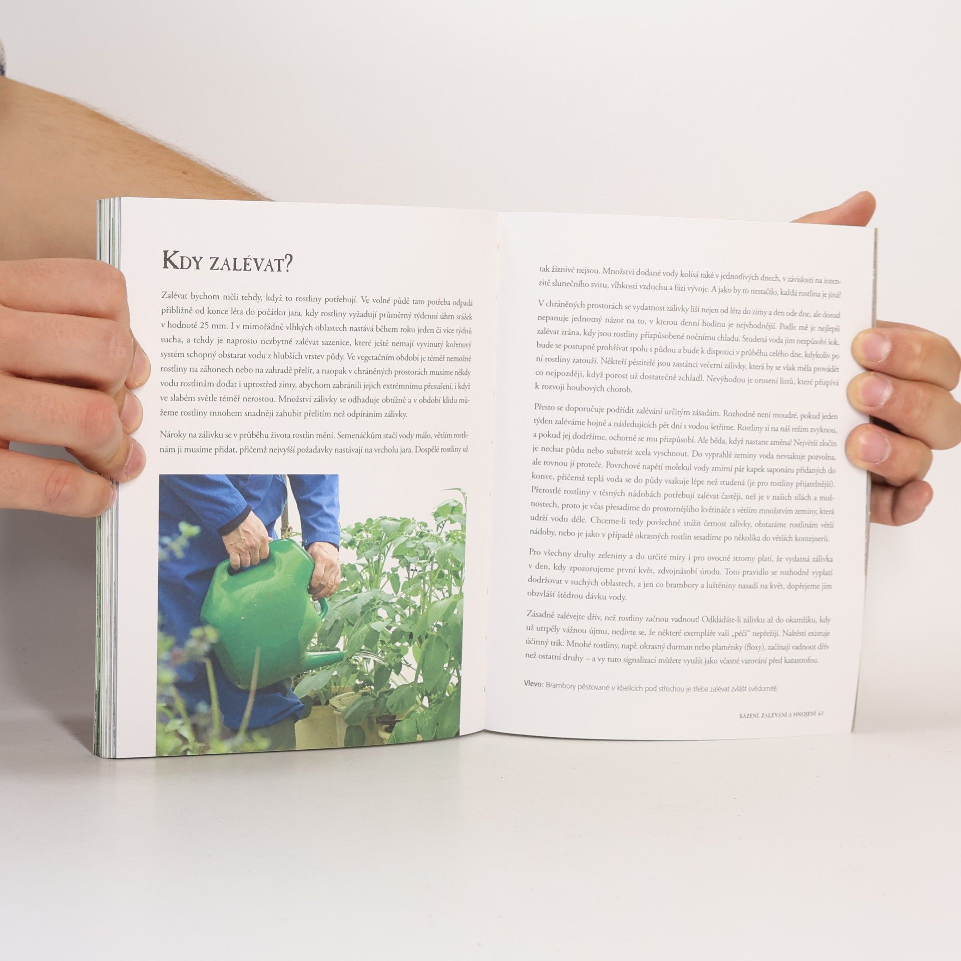 Bob Flowerdew Sázení, zalévání, hnojení