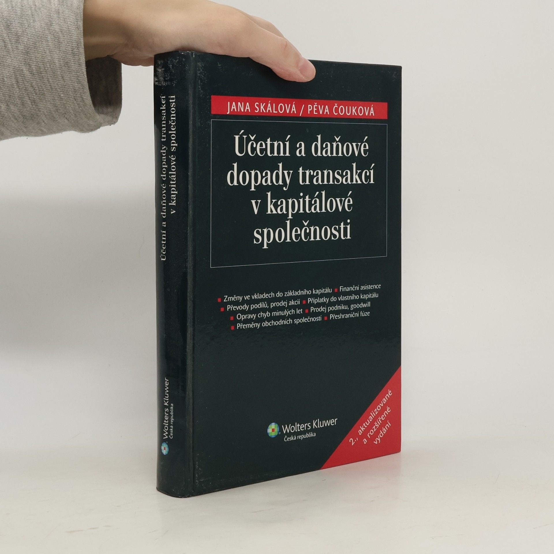 Účetní a daňové dopady transakcí v kapitálové společnosti.