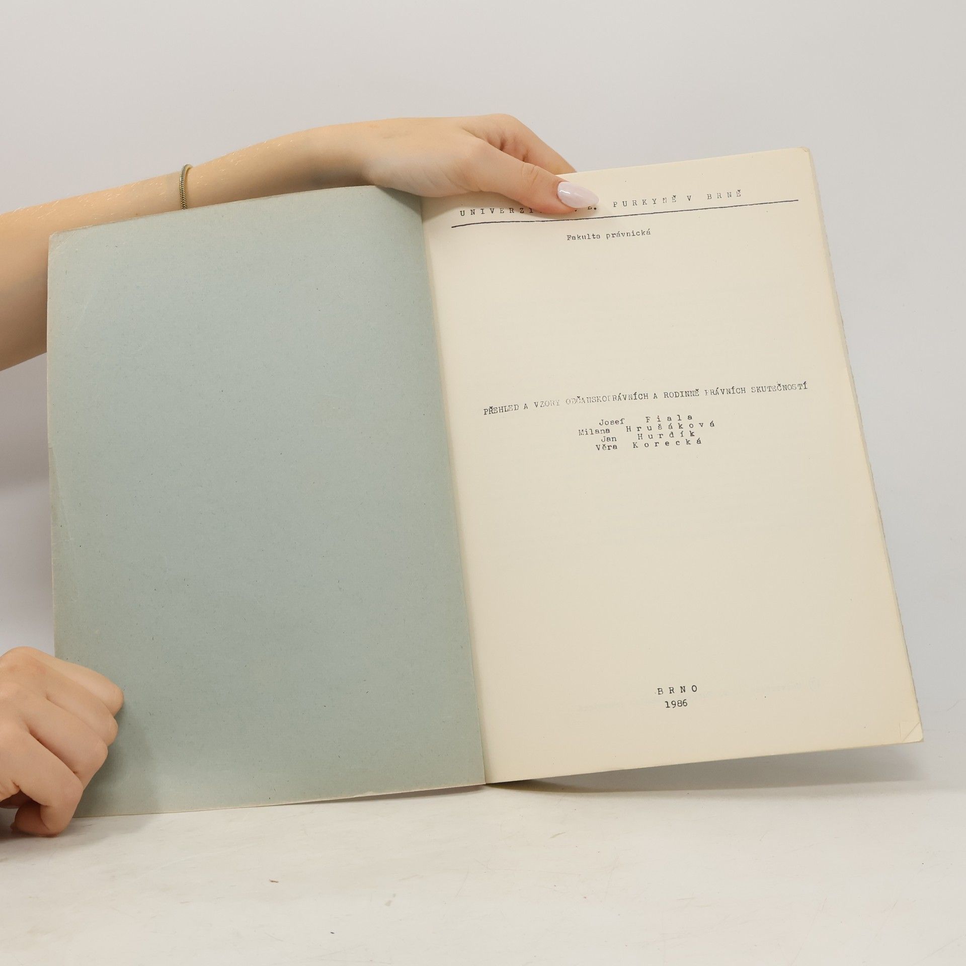 Various authors Přehled a vzory občanskoprávních a rodinně právních skutečností