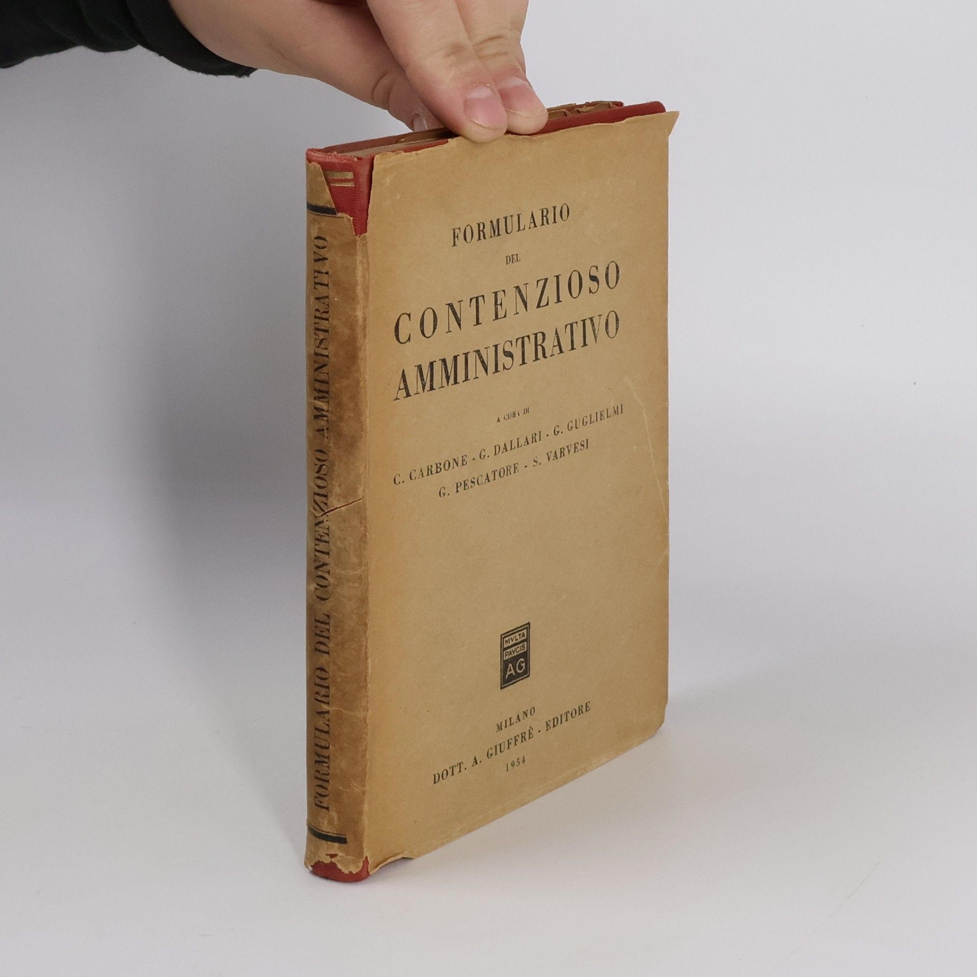 Various authors Formulario del contenzioso amministrativo