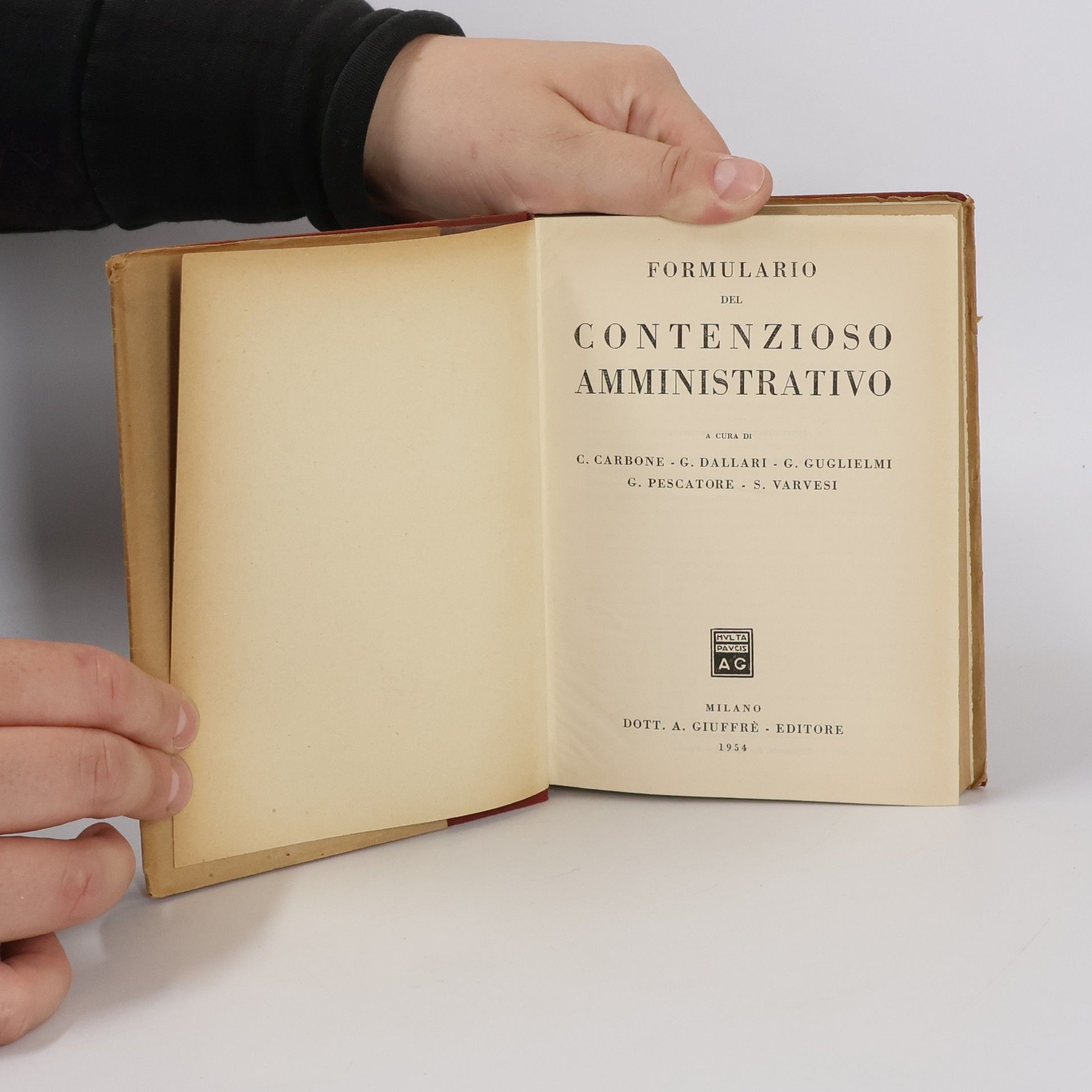 Various authors Formulario del contenzioso amministrativo