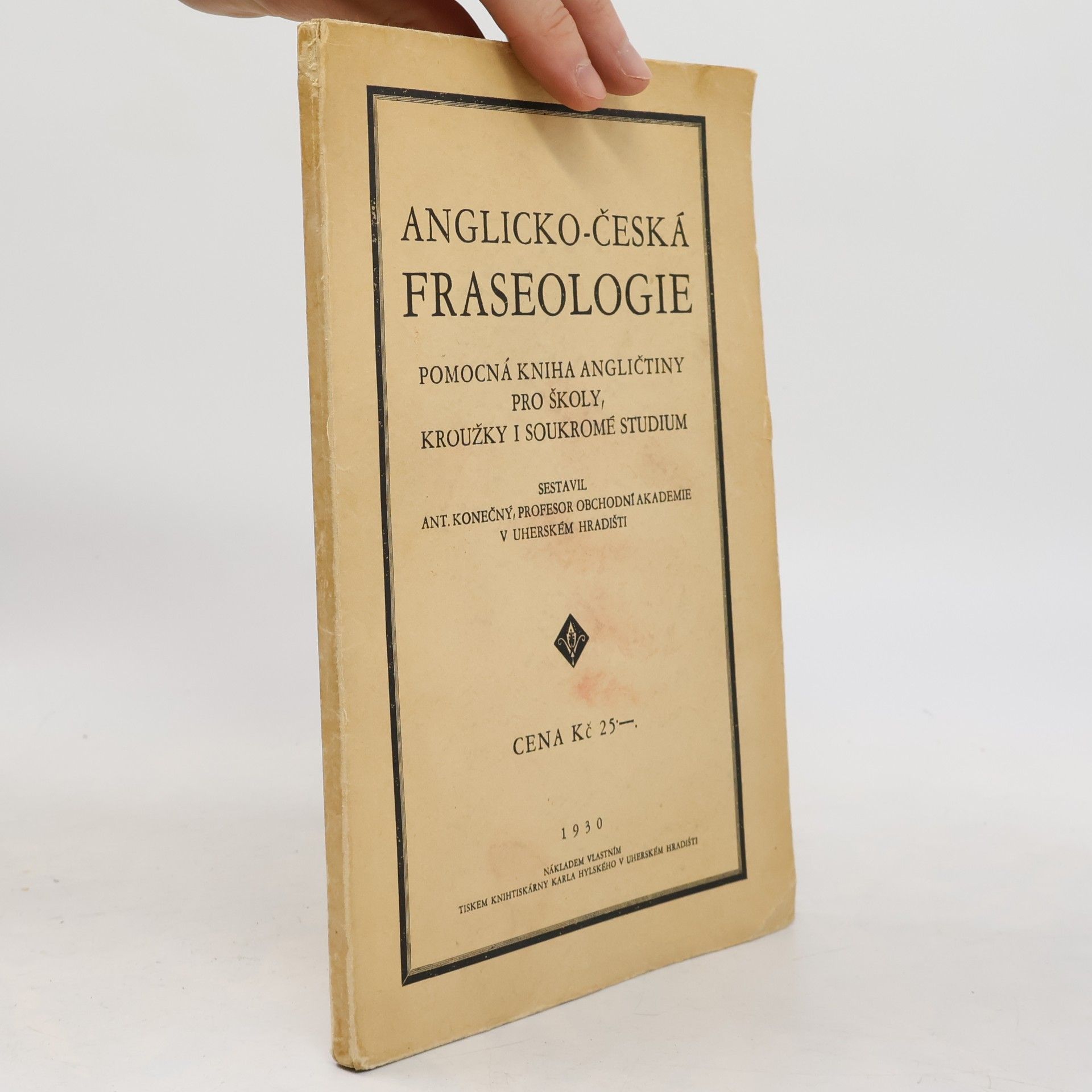Antonín Konečný Anglicko-česká fraseologie