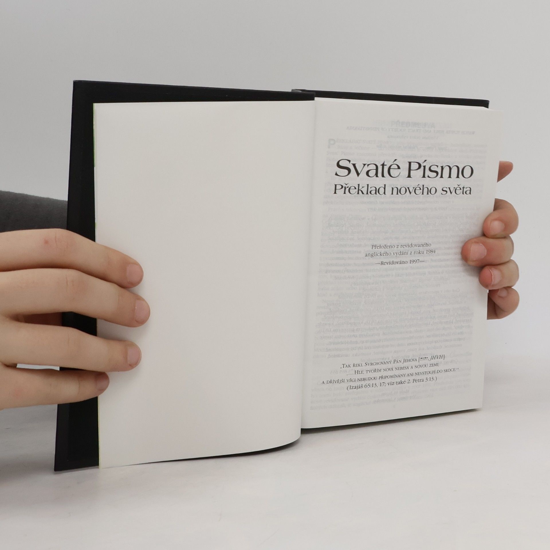 Kolektiv autorů Svaté písmo. Překlad nového světa
