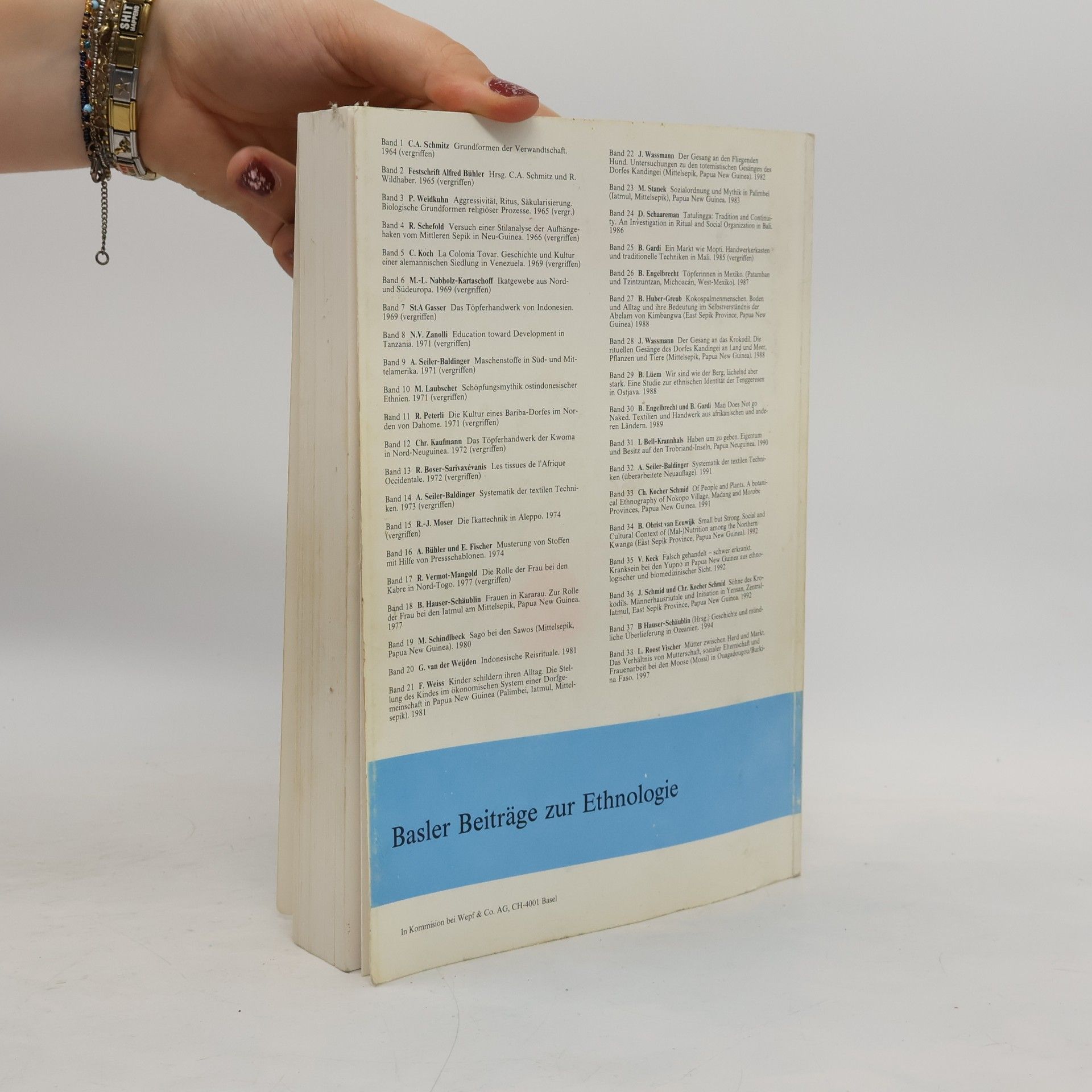 Andrea Elisabeth Schmidt Basler Beiträge zur Ethnologie - 39: Paul Wirz