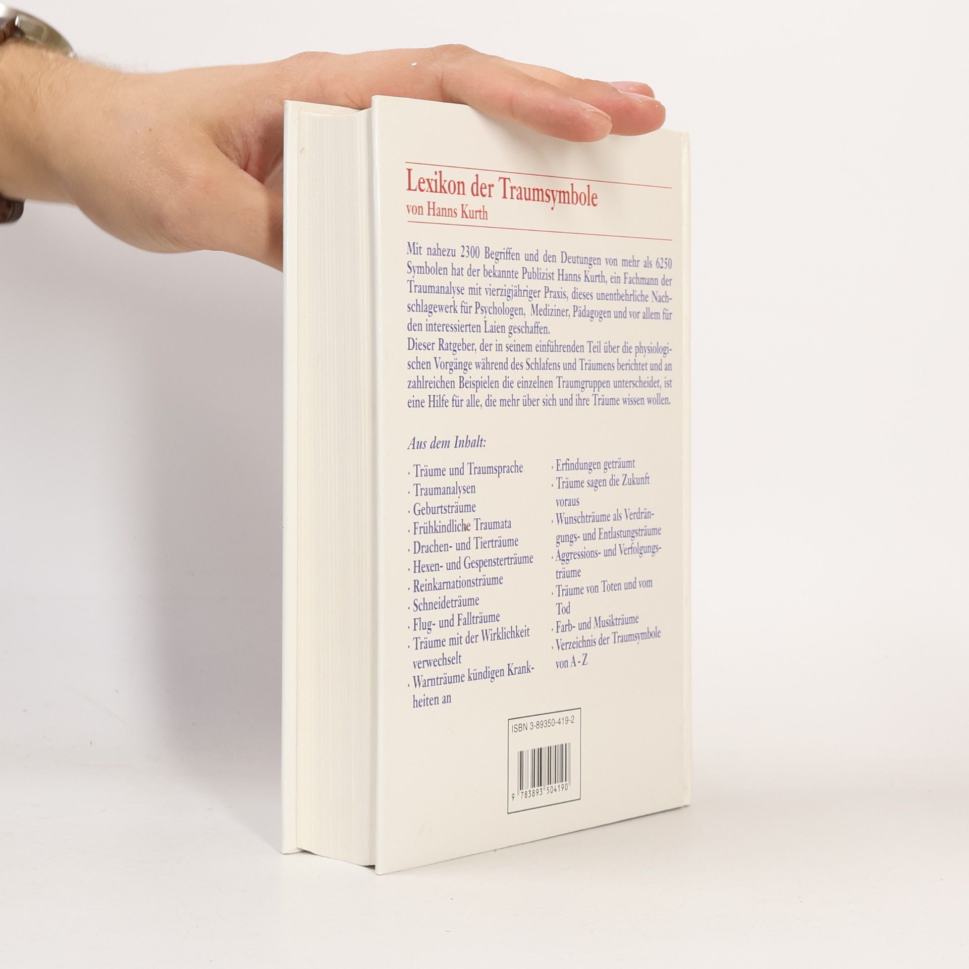 Hanns Kurth Lexikon der Traumsymbole