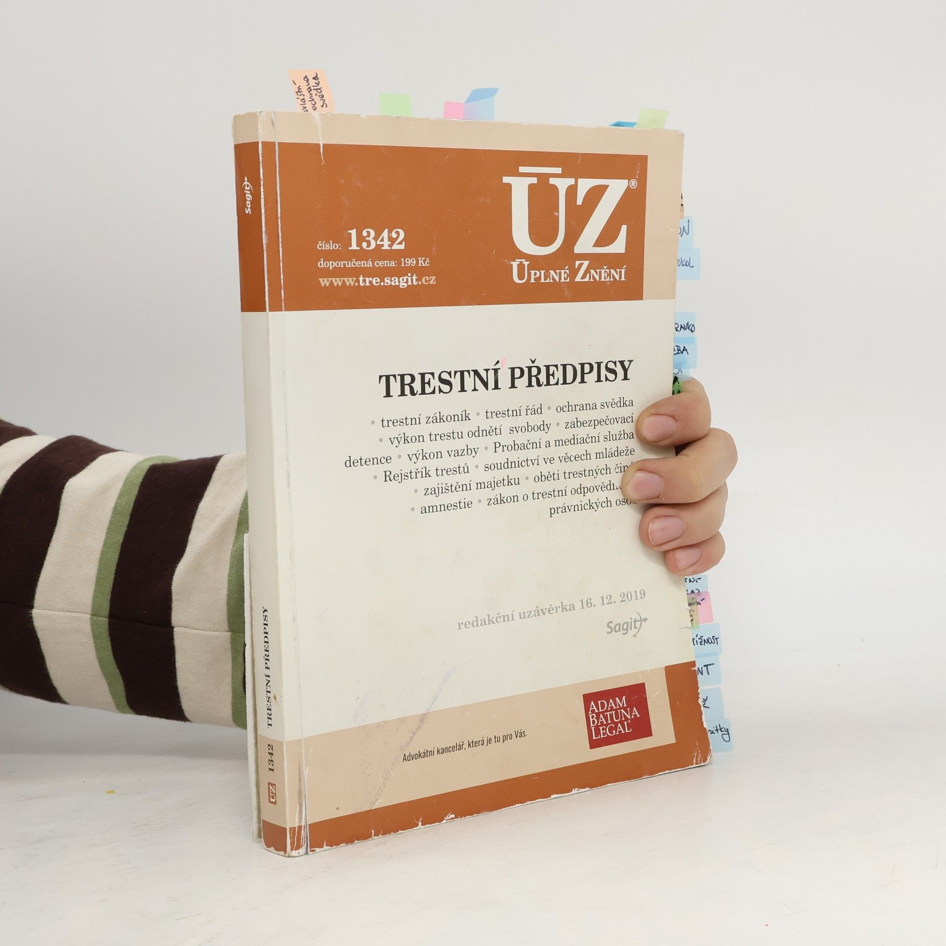 Trestní předpisy [ÚZ 2019 č. 1342]