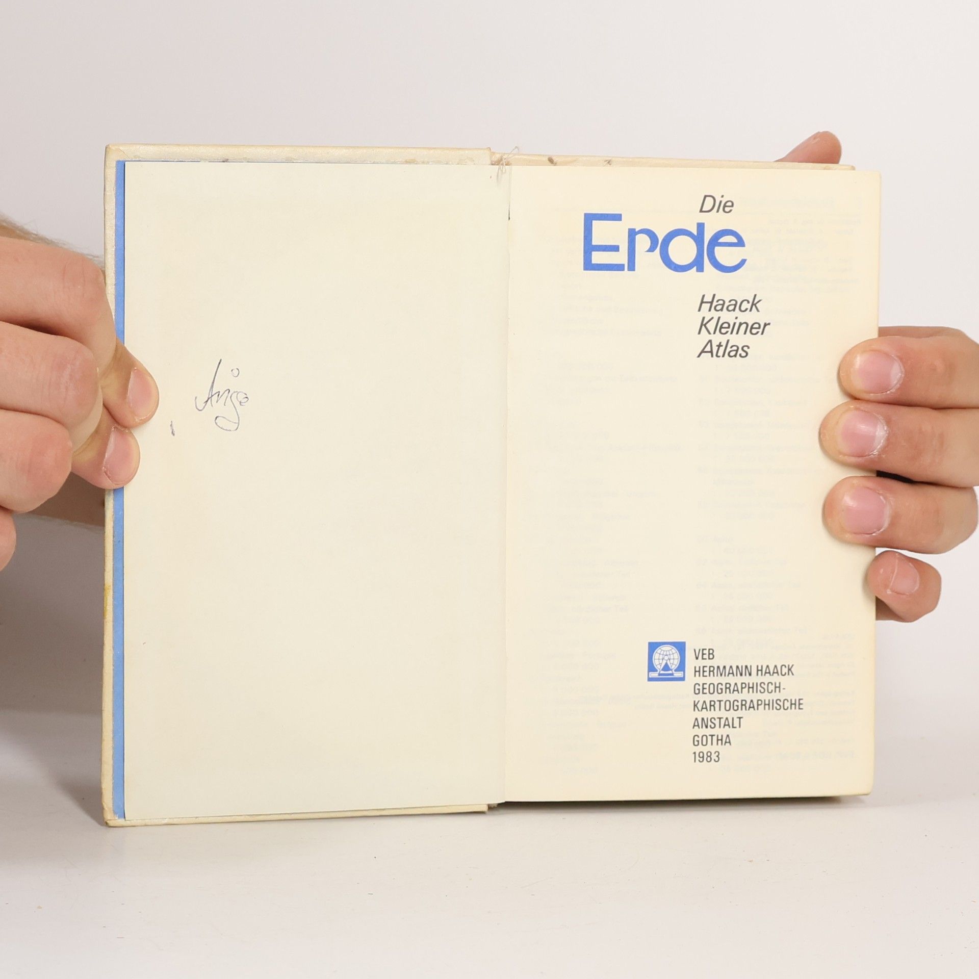Autores varios Die Erde. Haack Kleiner Atlas