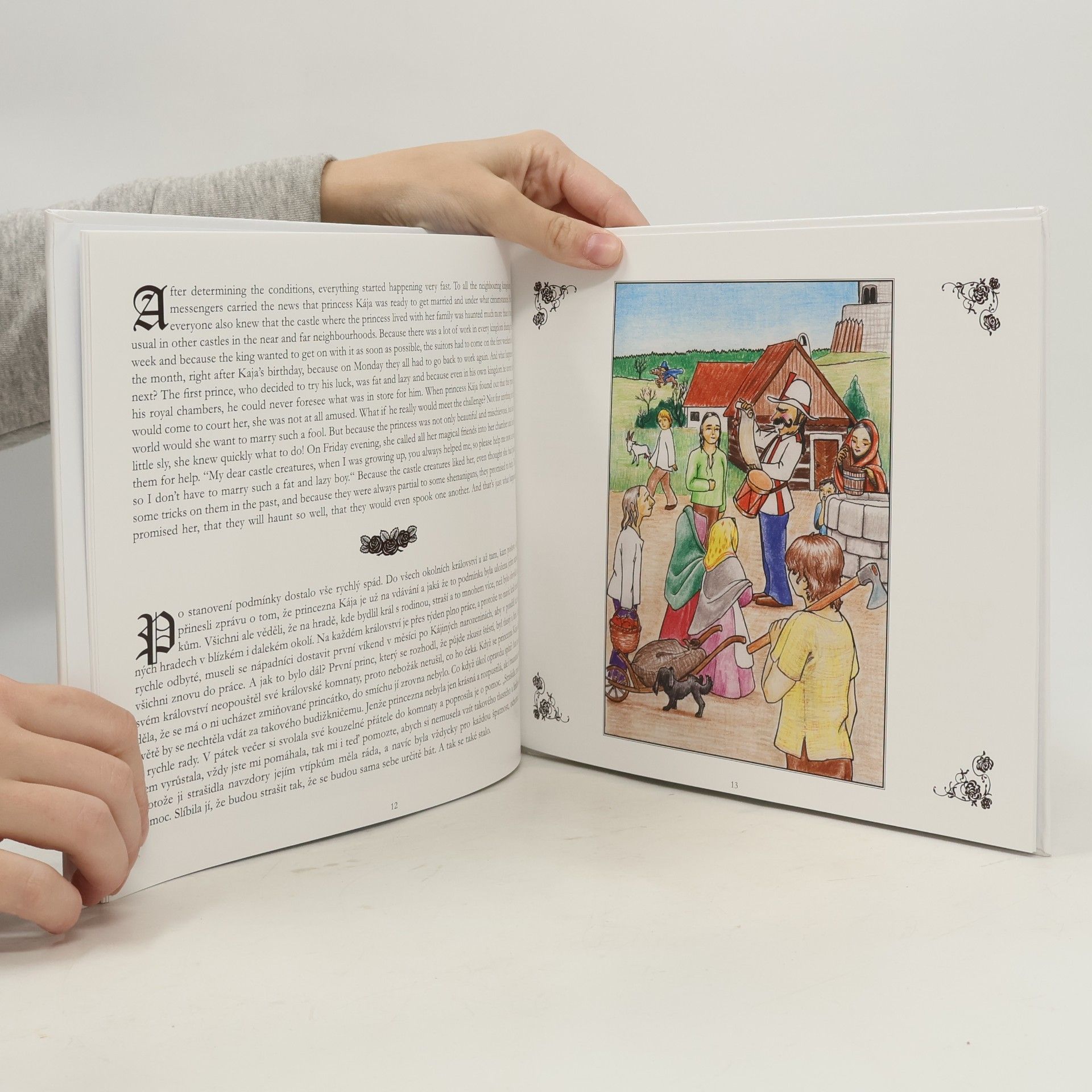 Karel Volenc O nezbedné princezně Káje / Tale of Mischievous Princess Kája (dvojjazyčná kniha)